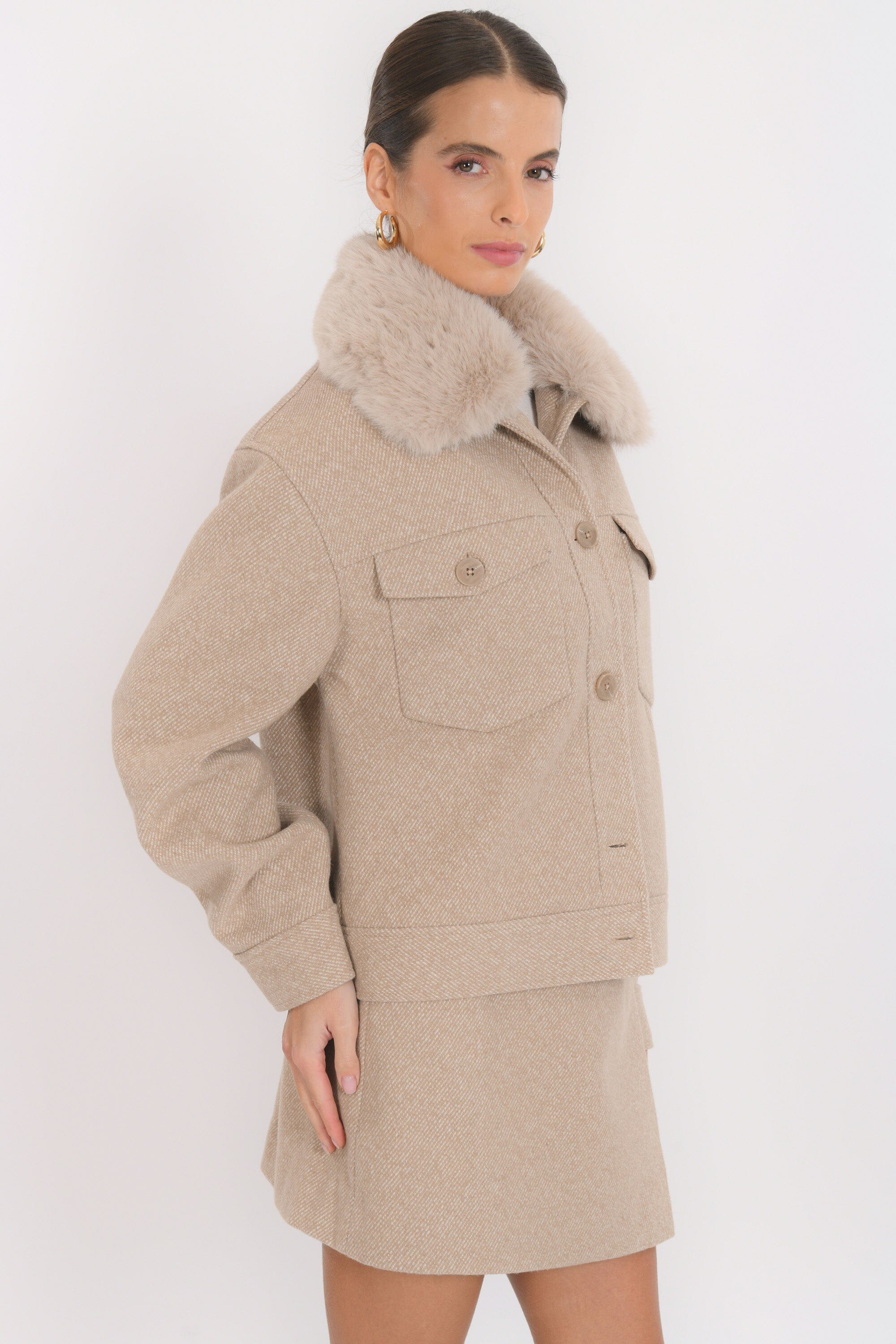 VESTE - BLONDIE - CAMEL VESTE NEW KOOKAI Mode Kookai