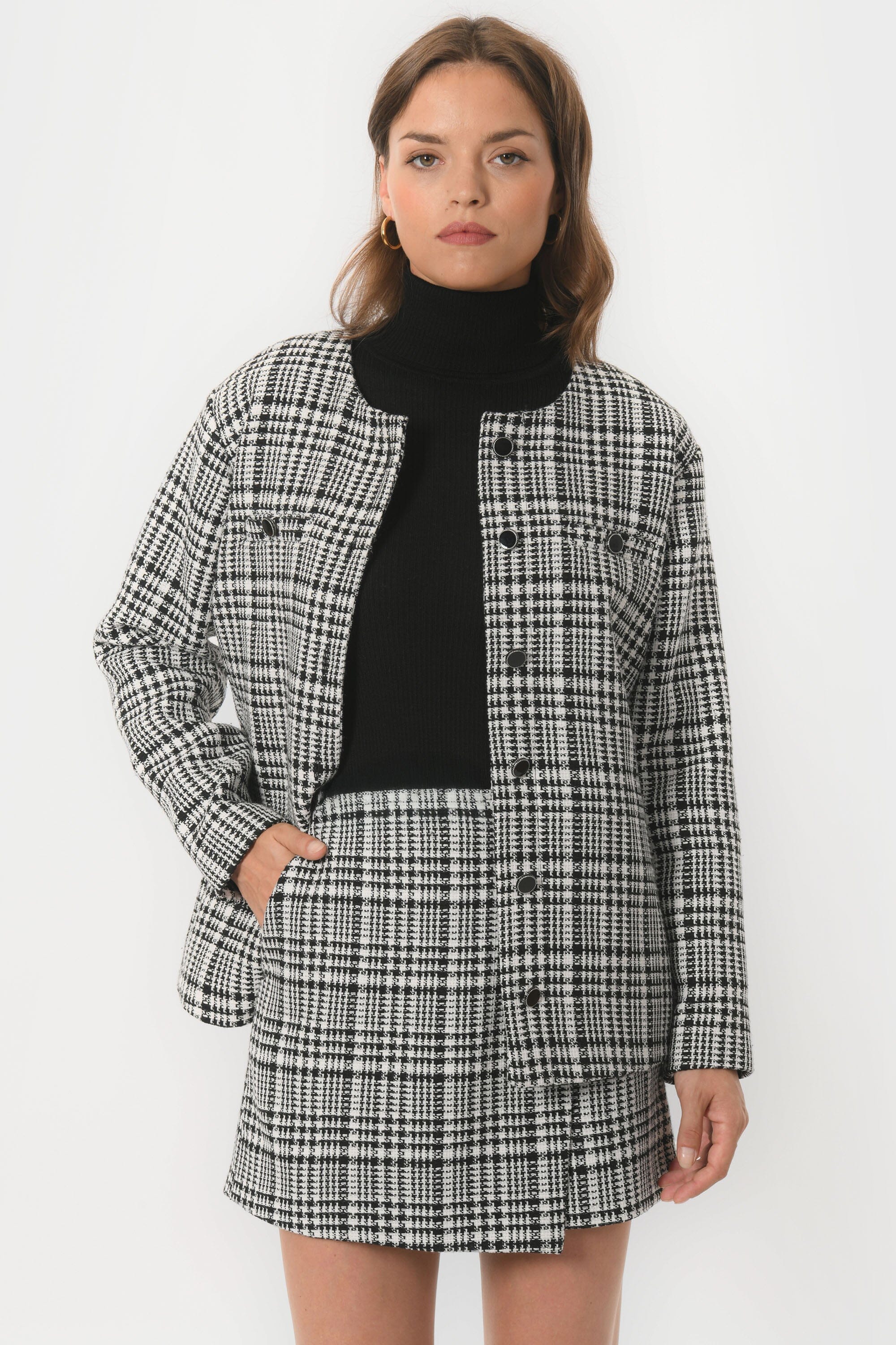 VESTE - BRIGHTON - NOIR/BLANC VESTE NEW KOOKAI Mode Kookai