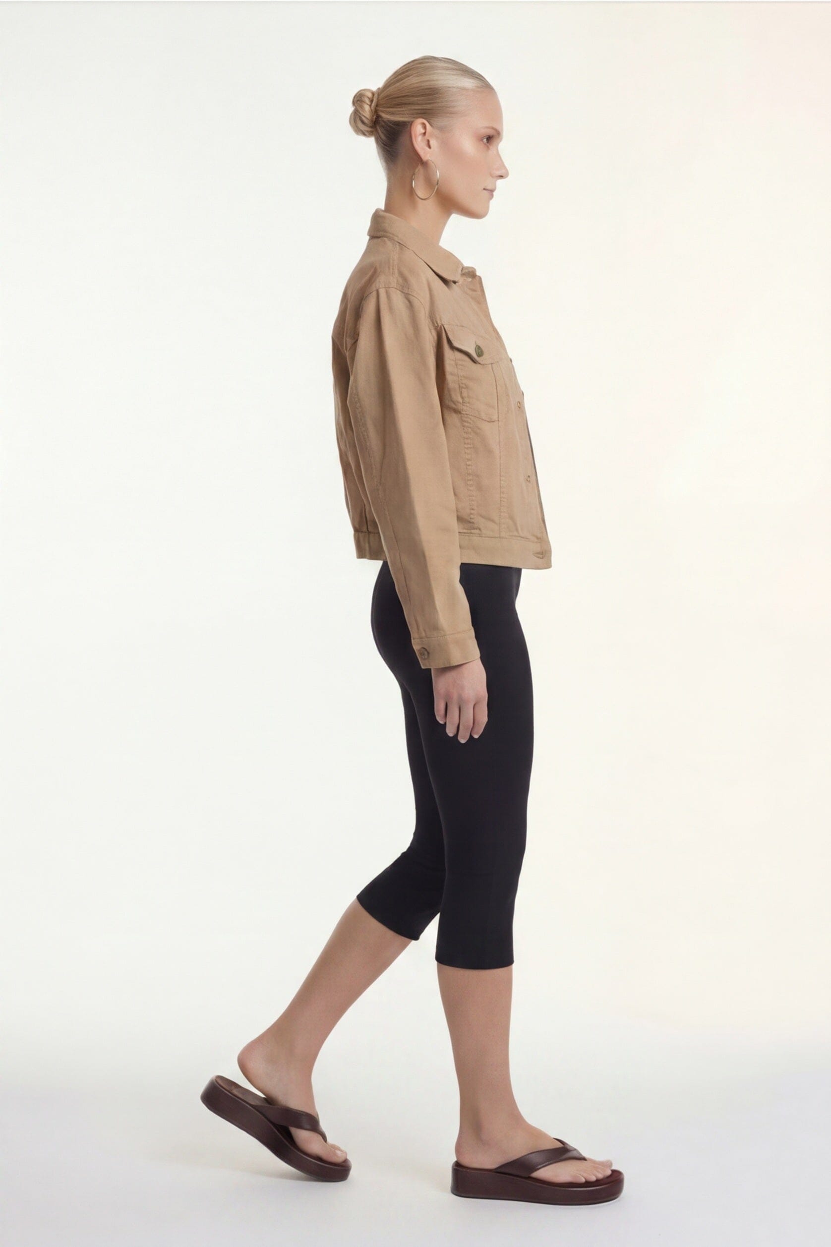VESTE - COCONUT - CAMEL VESTE SPORTSWEAR NEW KOOKAI Mode Kookai