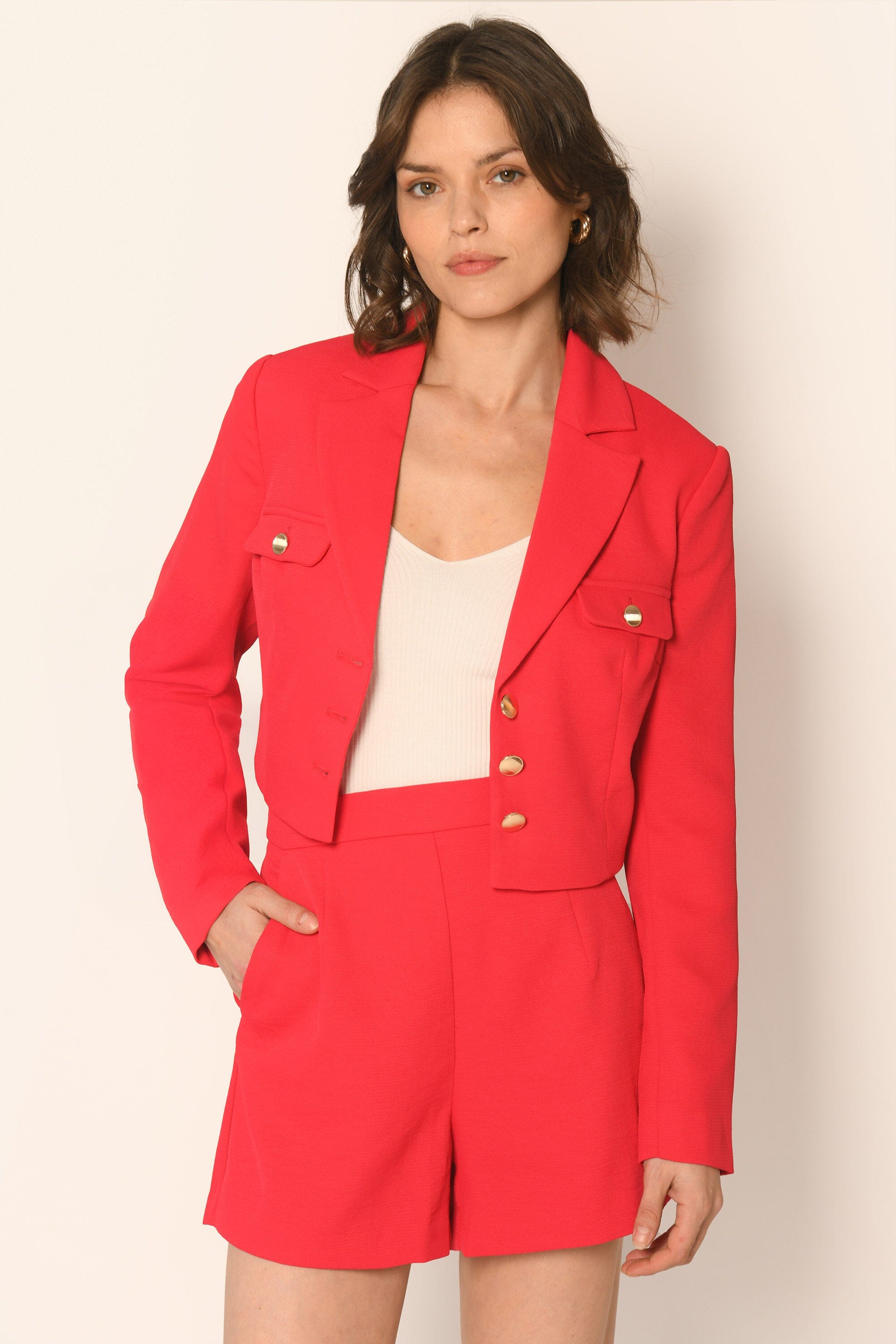VESTE COURTE - HIBISCUS - ALBA VESTE NEW KOOKAI Mode Kookai
