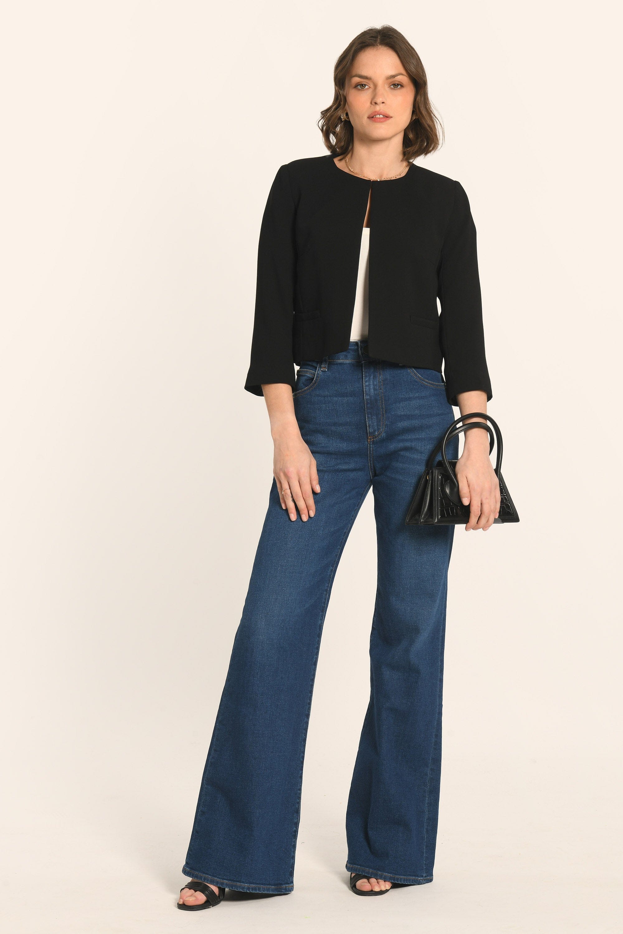 VESTE COURTE - NOIR - JACQUELINE VESTE NEW KOOKAI Mode Kookai