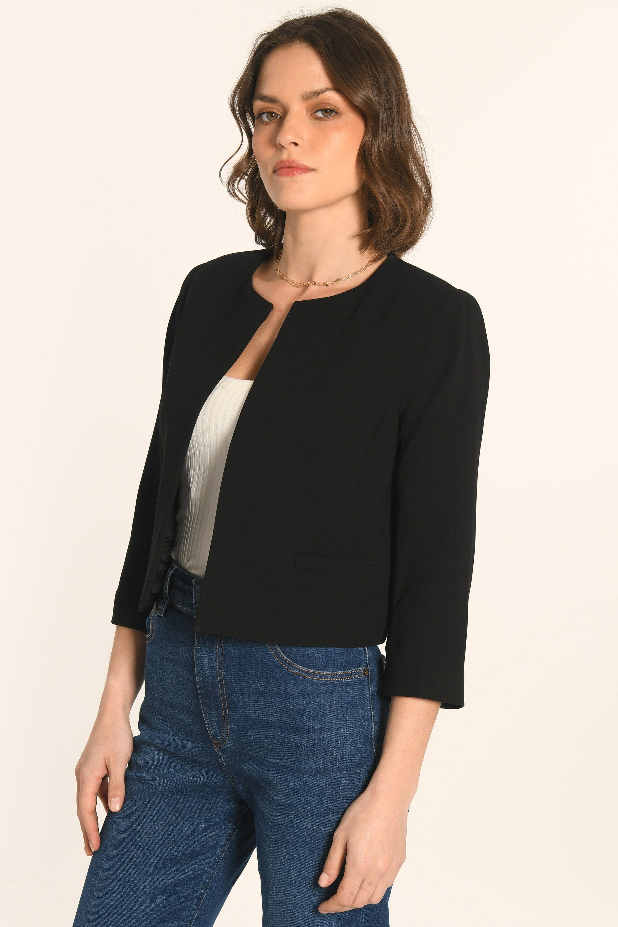VESTE COURTE - NOIR - JACQUELINE VESTE NEW KOOKAI Mode Kookai