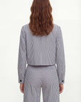 VESTE COURTE RAYEE - COURTNEY - MARINE VESTE NEW KOOKAI Mode Kookai