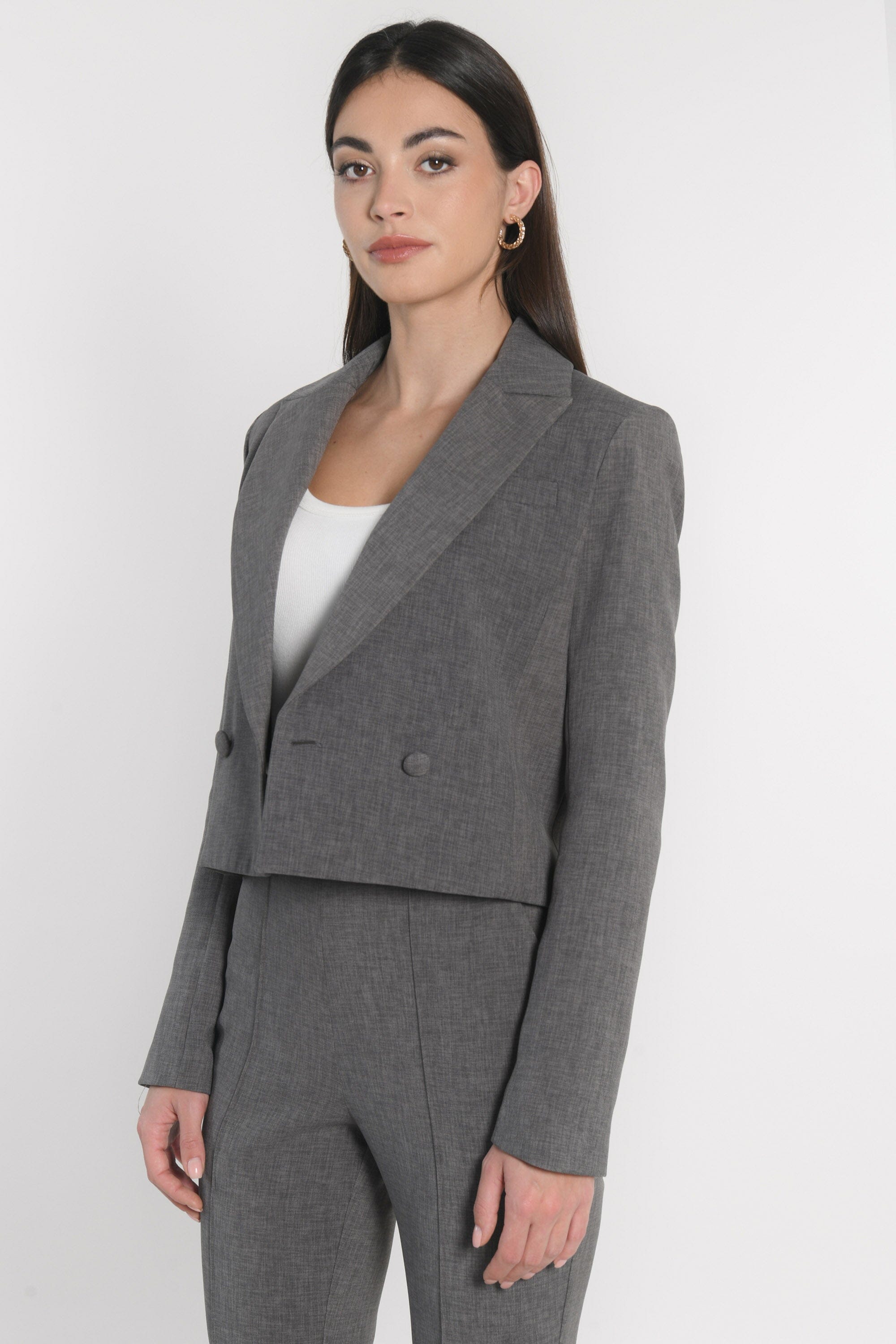 VESTE COURTE TESSA GRIS VESTE KOOKAI Mode Kookai
