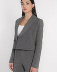 VESTE COURTE TESSA GRIS VESTE KOOKAI Mode Kookai