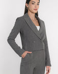 VESTE COURTE TESSA GRIS VESTE KOOKAI Mode Kookai