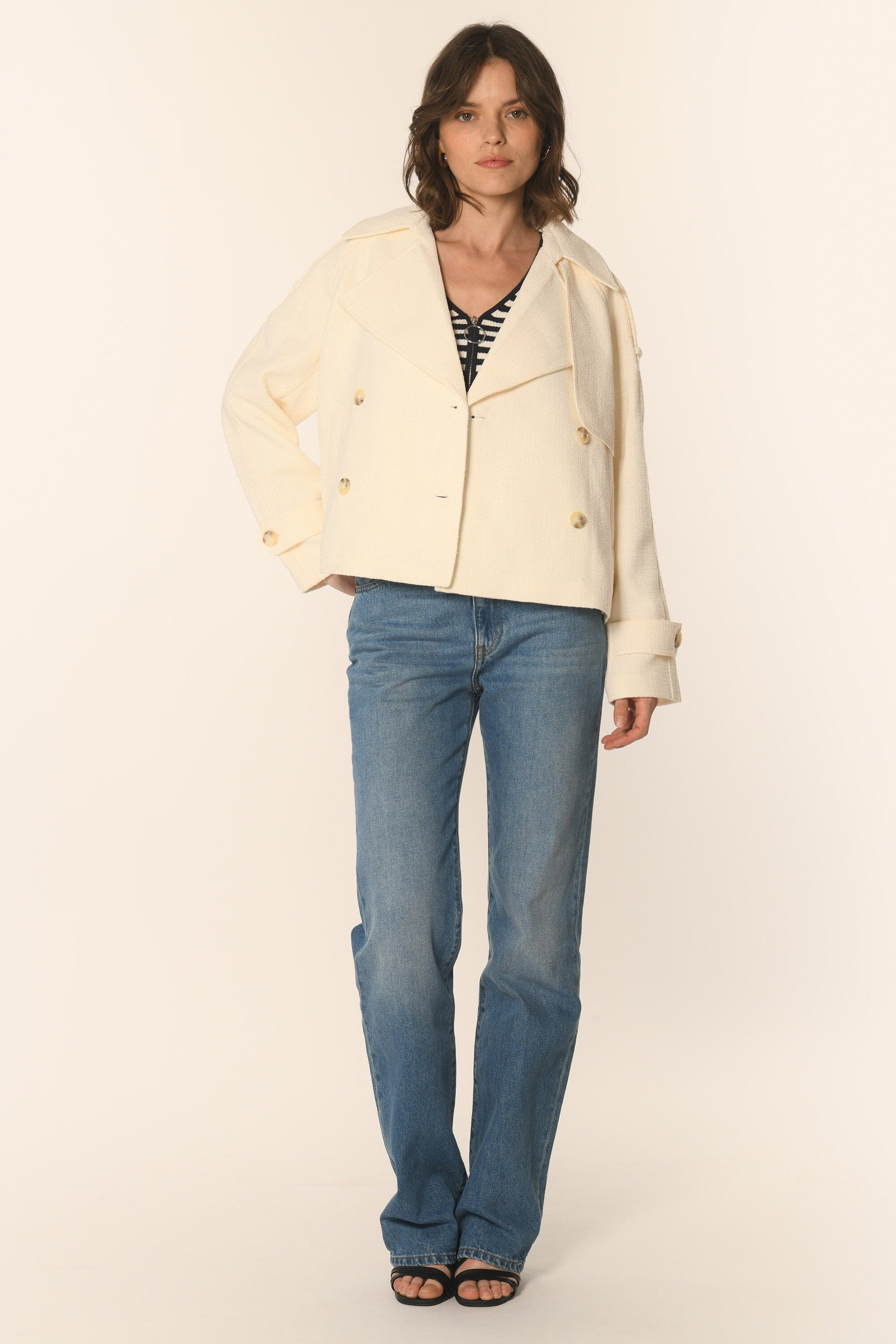 VESTE - CREME - ANNETTE VESTE NEW KOOKAI Mode Kookai