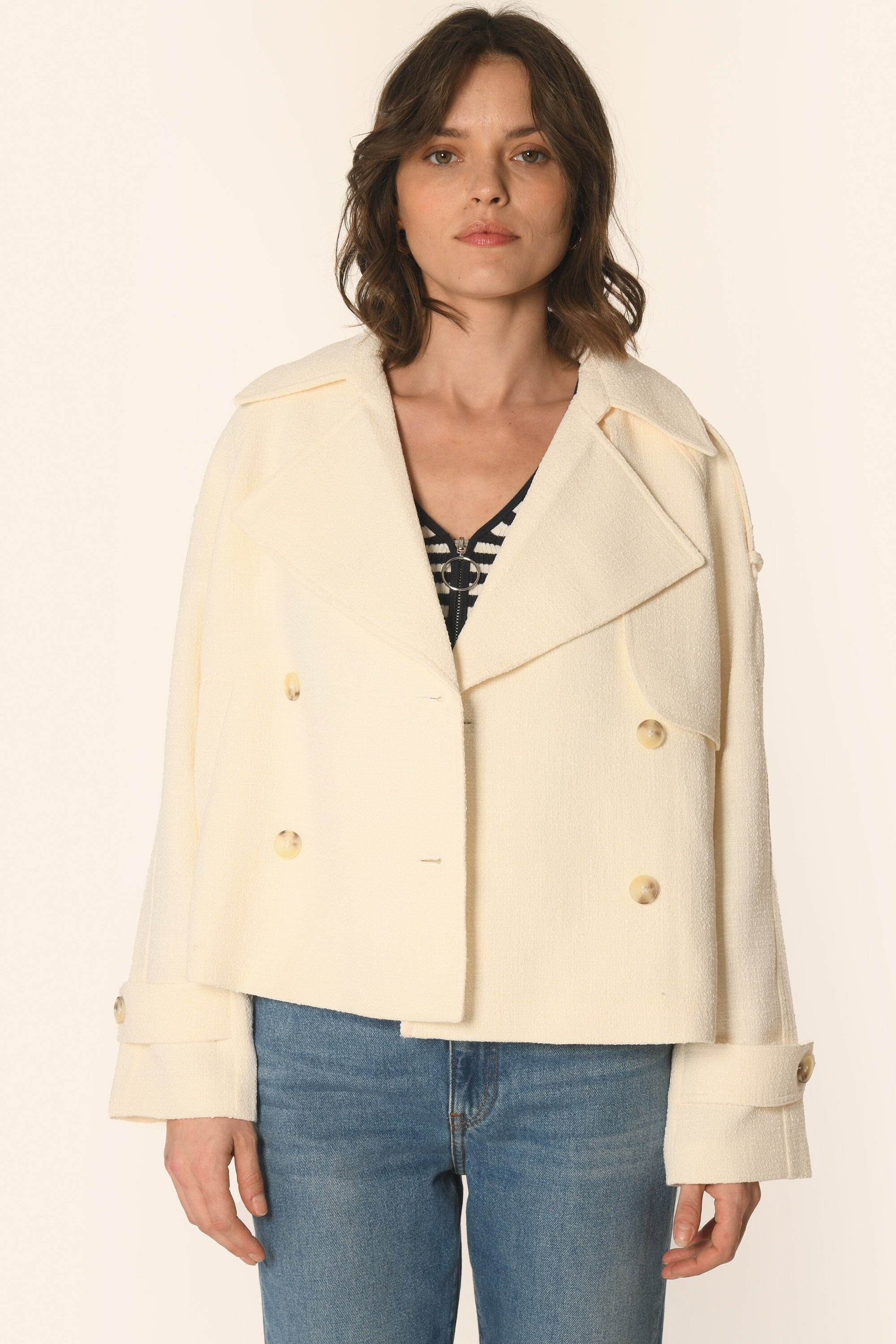 VESTE - CREME - ANNETTE VESTE NEW KOOKAI Mode Kookai