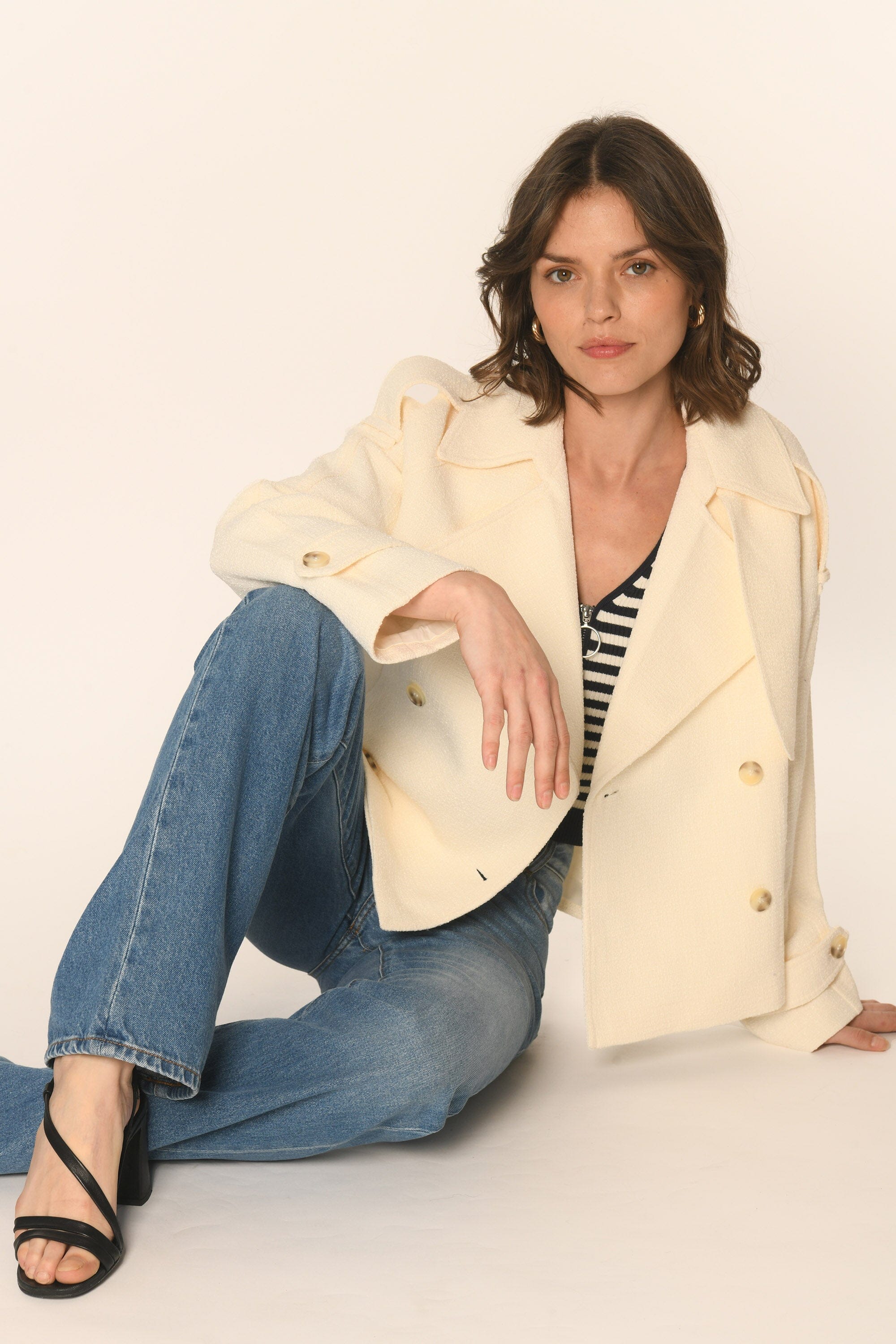 VESTE - CREME - ANNETTE VESTE NEW KOOKAI Mode Kookai