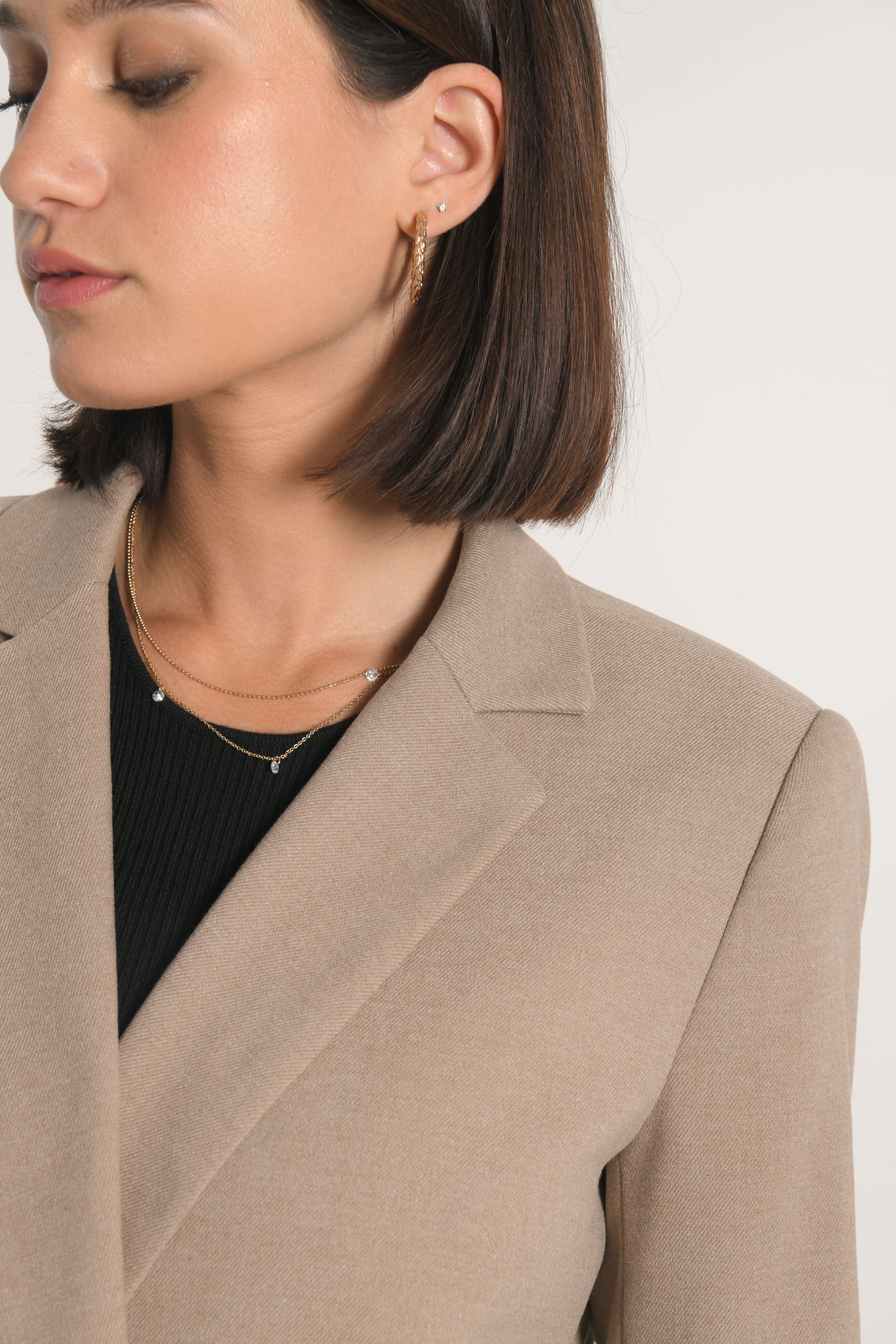 VESTE CROISÉE MACHA BEIGE VESTE KOOKAI Mode Kookai