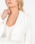 VESTE CROP KOBE Natural white VESTE KOOKAI Mode Kookai