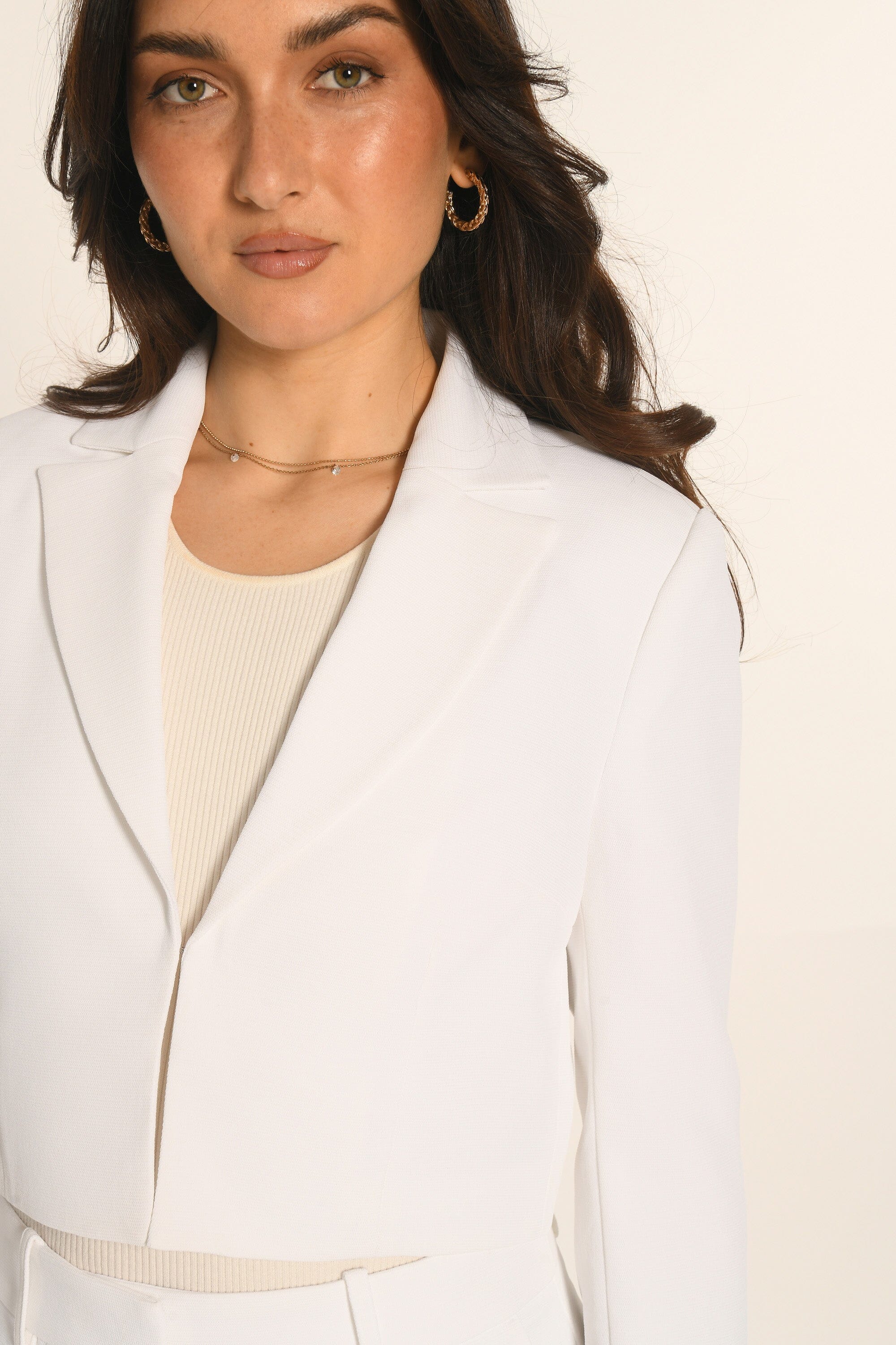 VESTE CROPPED - BLANC - ALBA VESTE NEW KOOKAI Mode Kookai