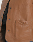 VESTE CUIR - OLIVIA - CAMEL VESTE KOOKAI Mode Kookai