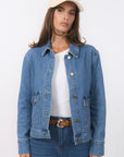 VESTE DENIM - BLANCHE - BLEACH VESTE SPORTSWEAR NEW KOOKAI Mode Kookai