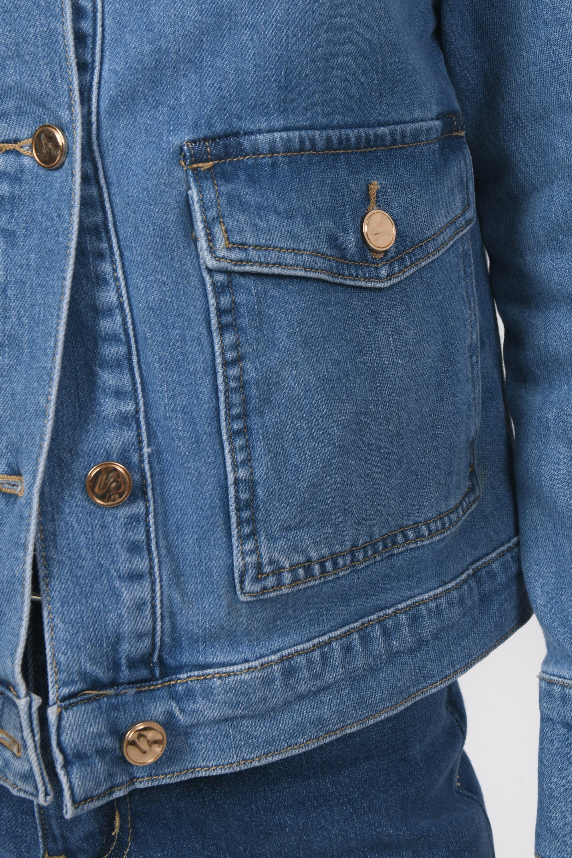 VESTE DENIM - BLANCHE - BLEACH VESTE SPORTSWEAR NEW KOOKAI Mode Kookai