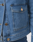 VESTE DENIM - BLANCHE - BLEACH VESTE SPORTSWEAR NEW KOOKAI Mode Kookai
