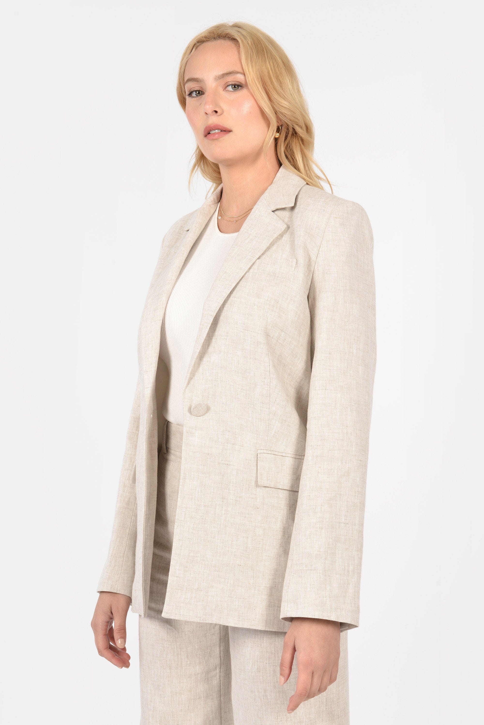 VESTE LIN LONGUE PALOMA WHEAT VESTE KOOKAI Mode Kookai