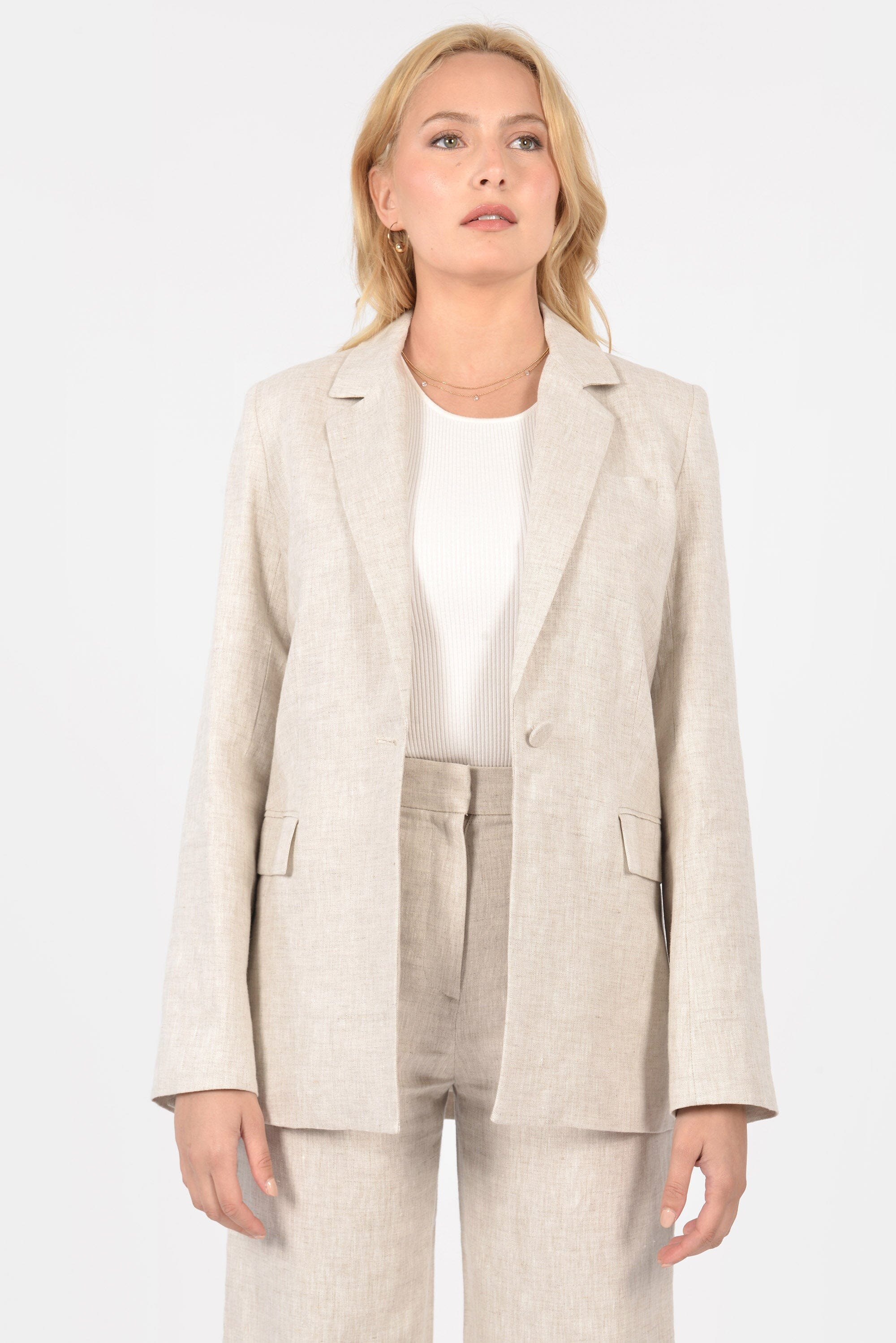 VESTE LIN LONGUE PALOMA WHEAT VESTE KOOKAI Mode Kookai