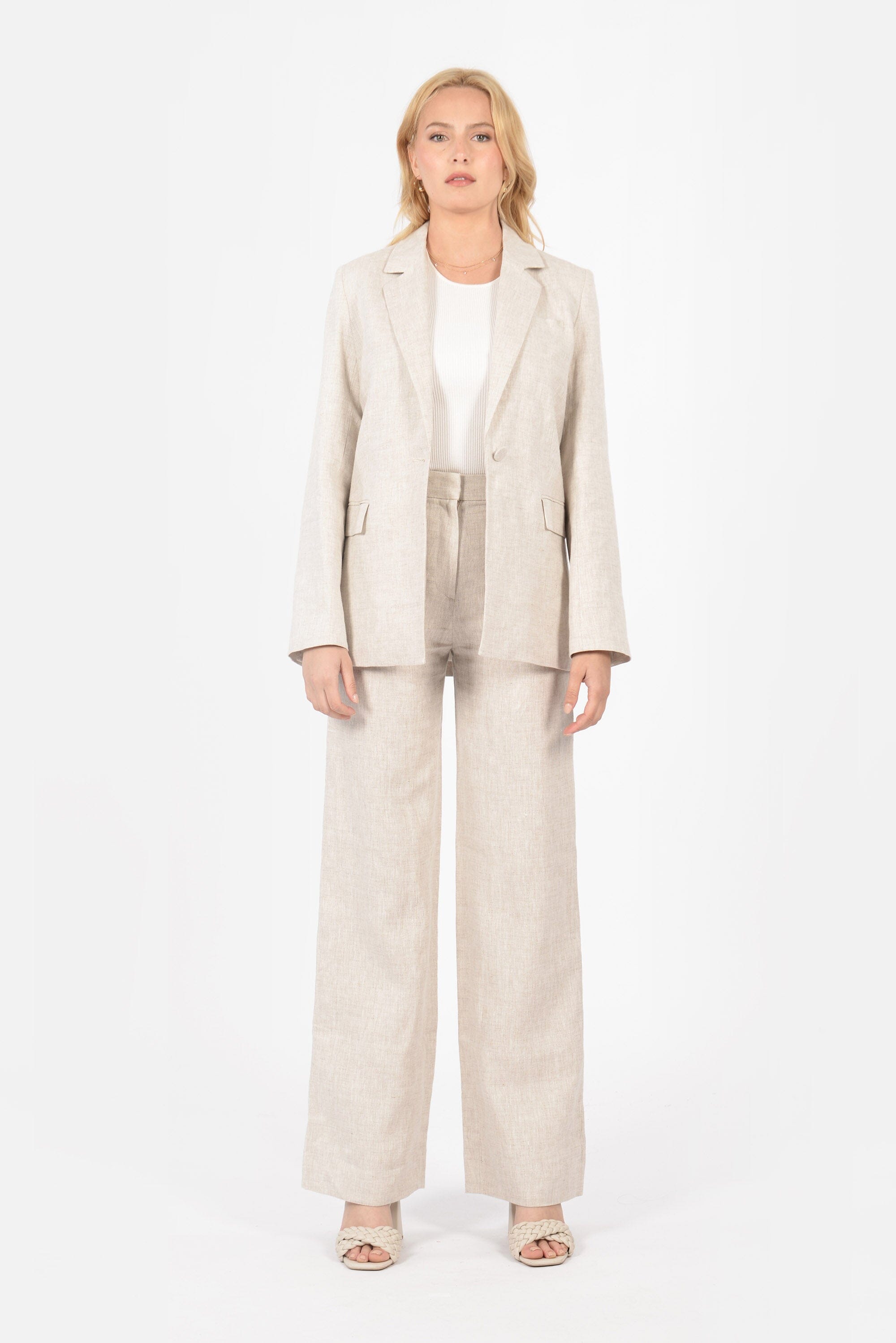 VESTE LIN LONGUE PALOMA WHEAT VESTE KOOKAI Mode Kookai