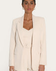 VESTE LONGUE - ALBA - CREME VESTE NEW KOOKAI Mode Kookai