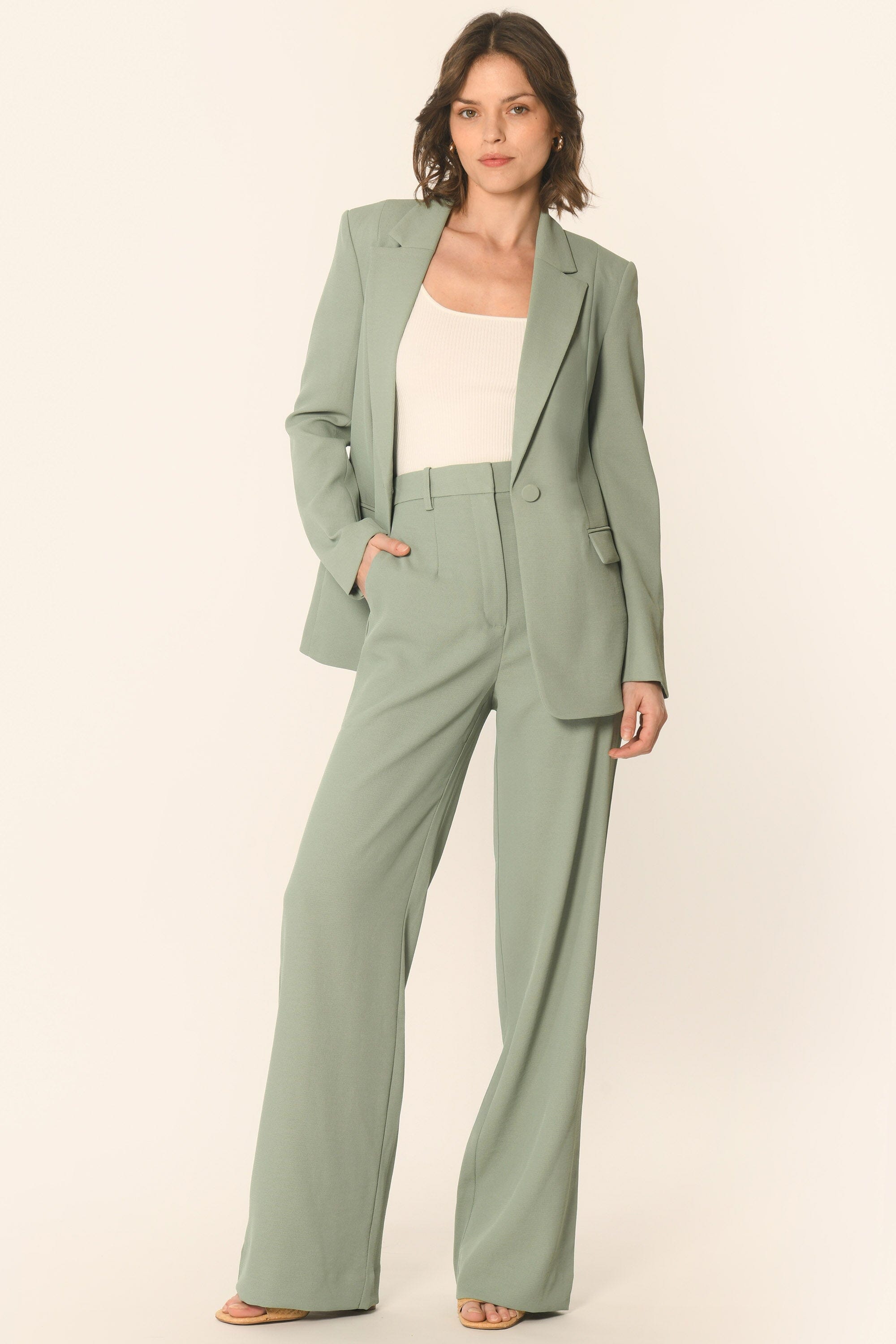 VESTE LONGUE - SAUGE - ALBA VESTE NEW KOOKAI Mode Kookai