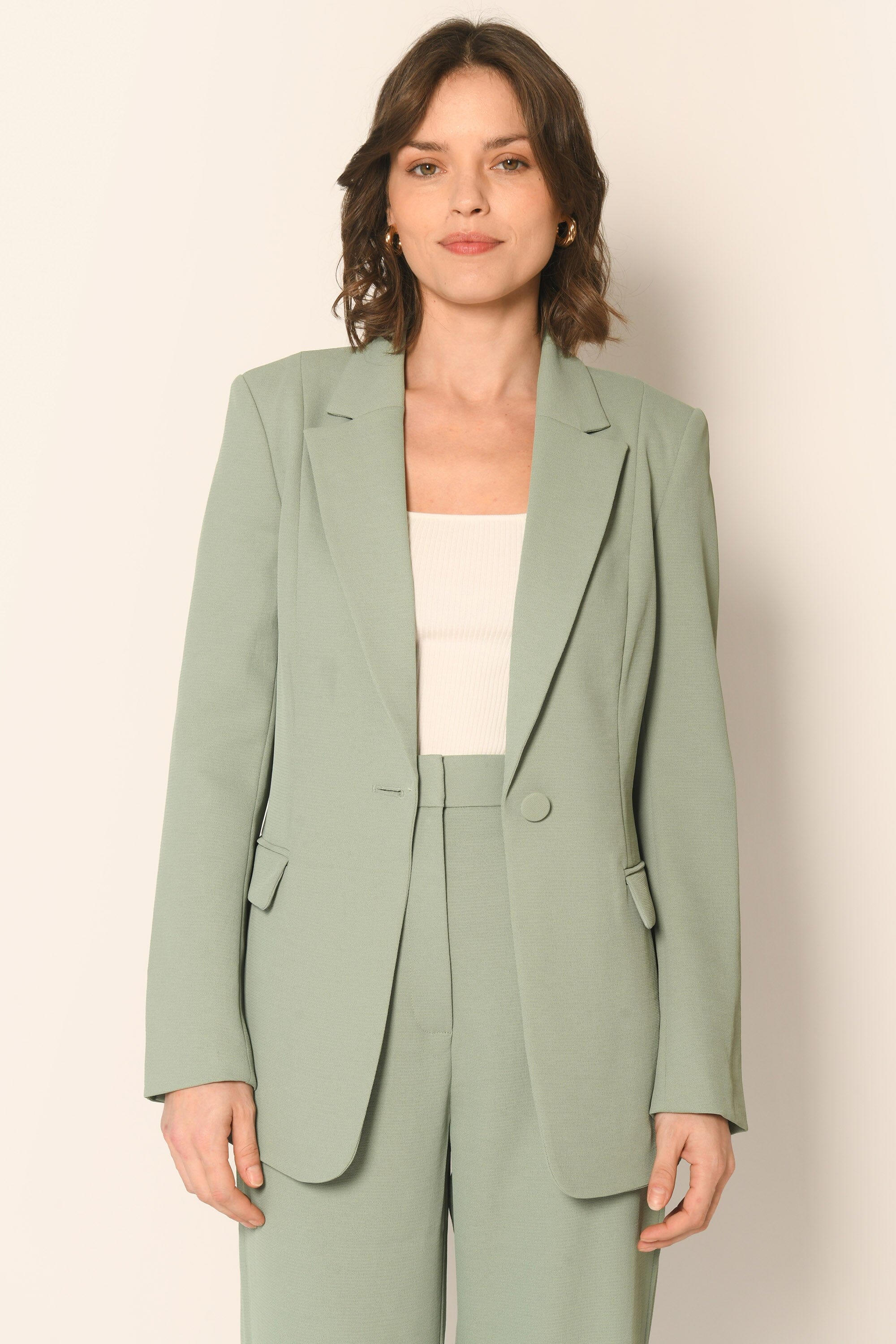 VESTE LONGUE - SAUGE - ALBA VESTE NEW KOOKAI Mode Kookai