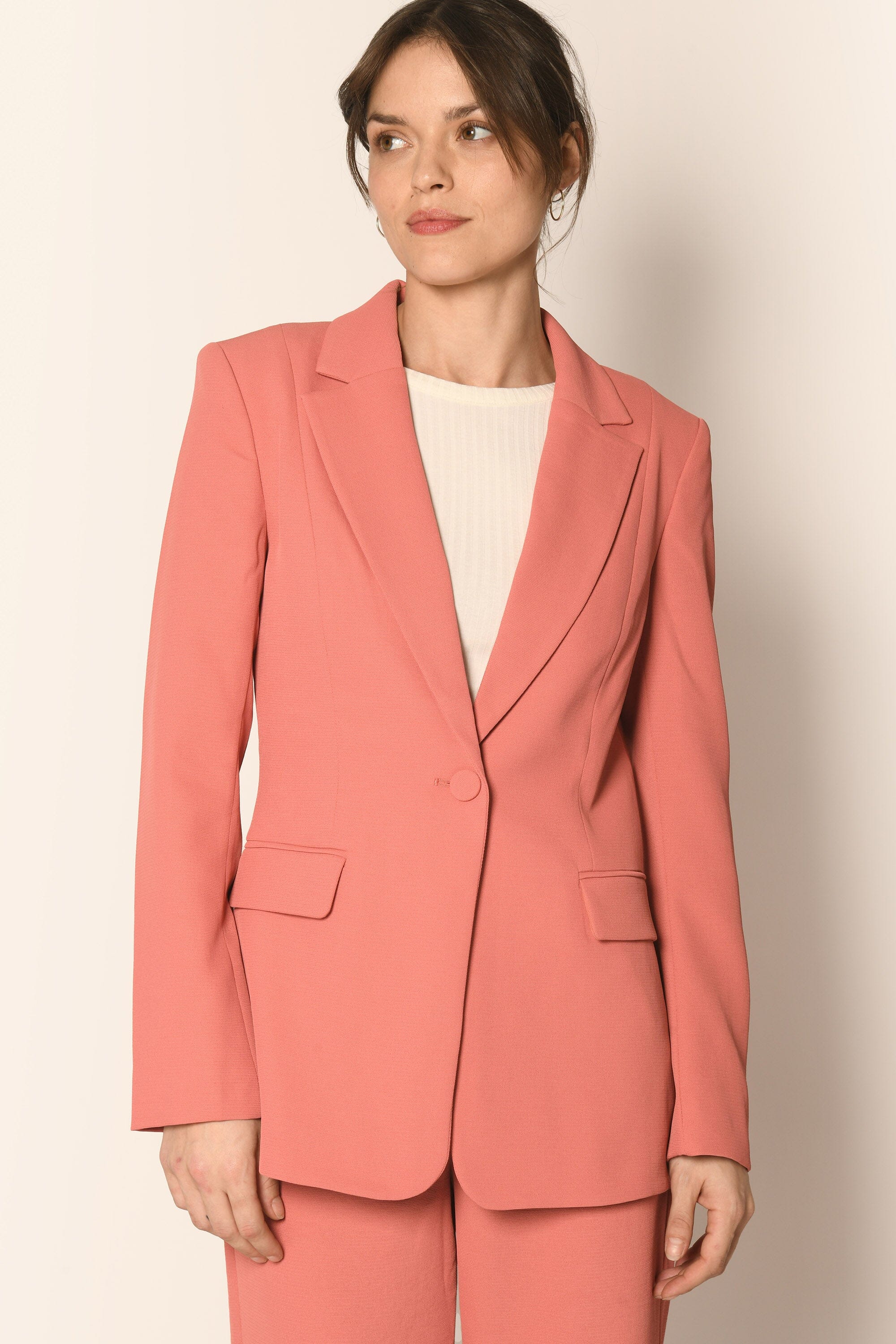 VESTE LONGUE - TERRACOTTA - ALBA VESTE NEW KOOKAI Mode Kookai