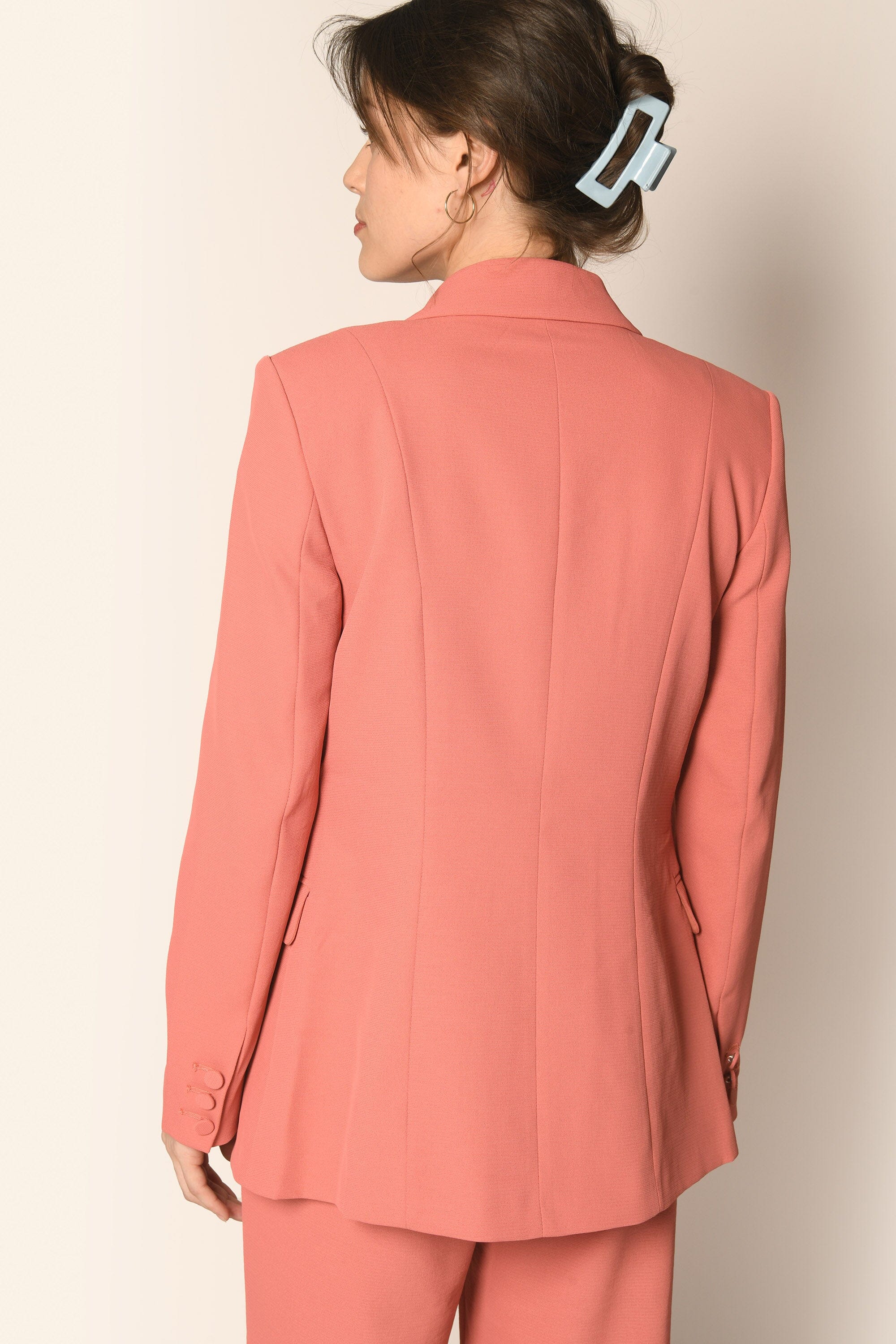 VESTE LONGUE - TERRACOTTA - ALBA VESTE NEW KOOKAI Mode Kookai