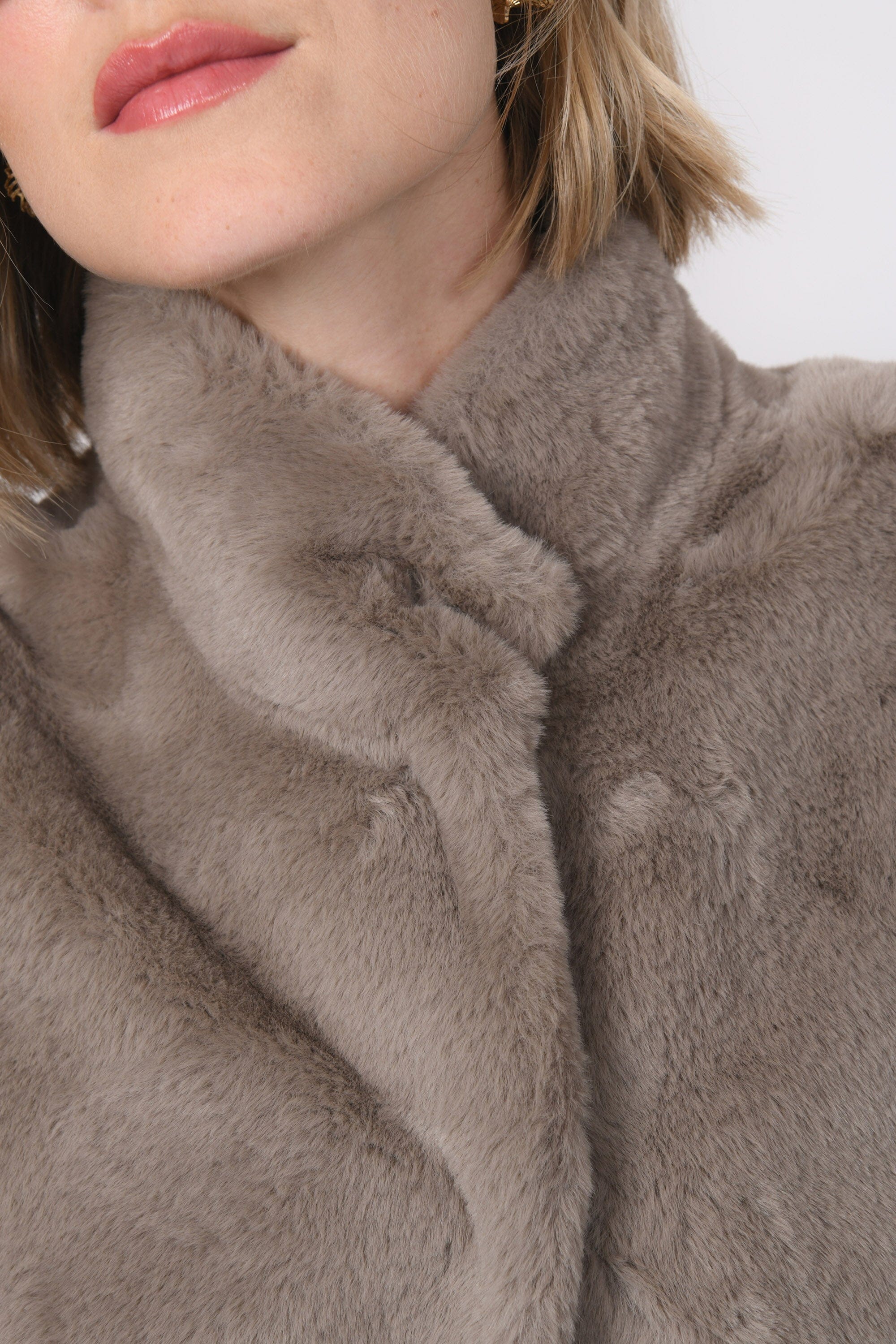VESTE SANS MANCHE - BABEL - TAUPE VESTE NEW KOOKAI Mode Kookai