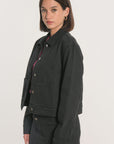 VESTE SPORT THADEE DENIM NOIR VESTE SPORTWEAR KOOKAI Mode Kookai