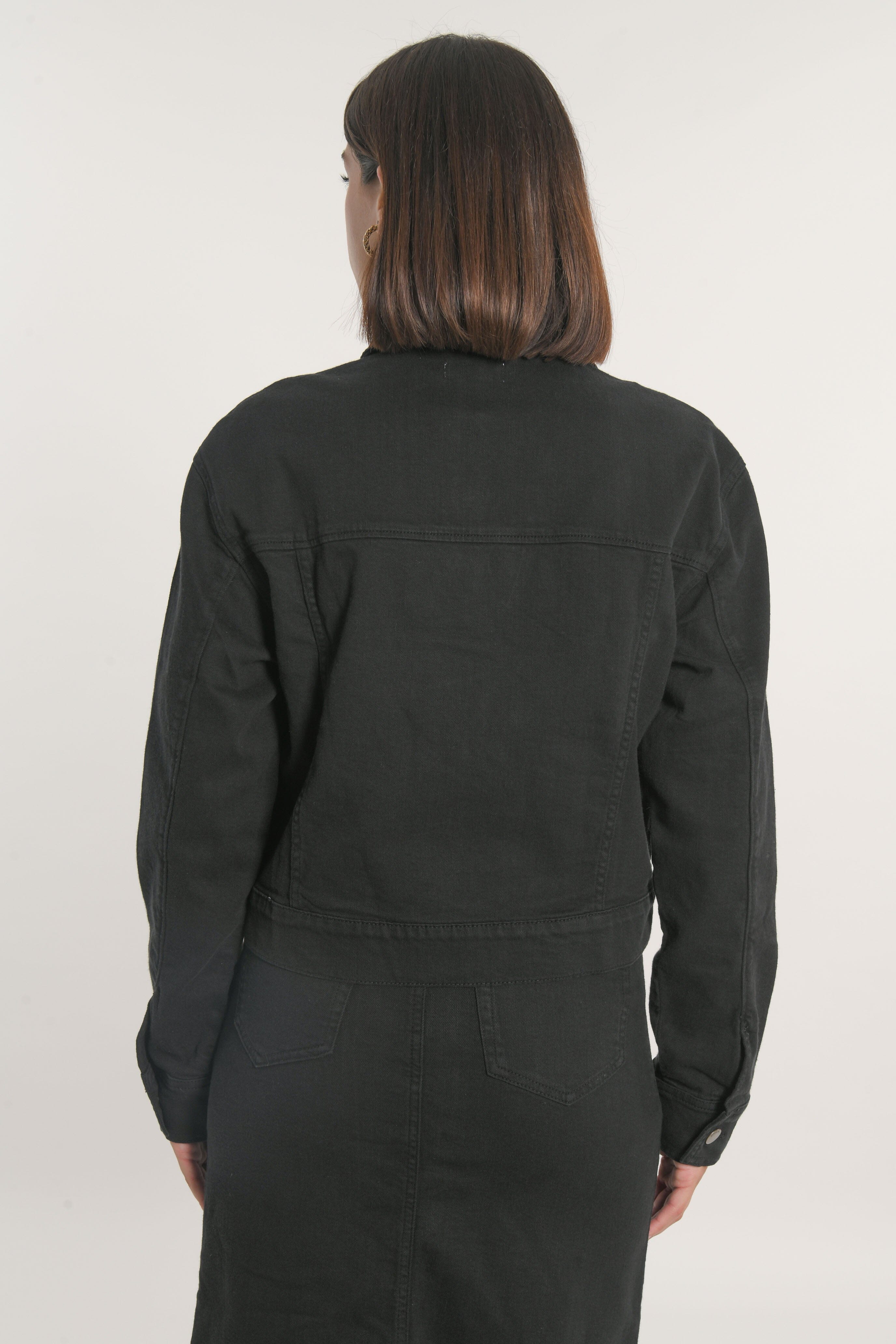 VESTE SPORT THADEE DENIM NOIR VESTE SPORTWEAR KOOKAI Mode Kookai
