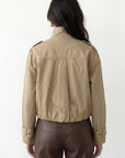 VESTE SPORTSWEAR - CASIM - BEIGE VESTE SPORTSWEAR NEW KOOKAI Mode Kookai