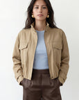 VESTE SPORTSWEAR - CASIM - BEIGE VESTE SPORTSWEAR NEW KOOKAI Mode Kookai