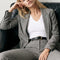 VESTE TAILLEUR - DIXIE - GRIS VESTE NEW KOOKAI Mode Kookai