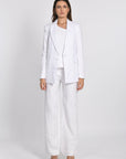 VESTE TAILLEUR LIN WASHED PALOMA WHITE VESTE KOOKAI Mode Kookai