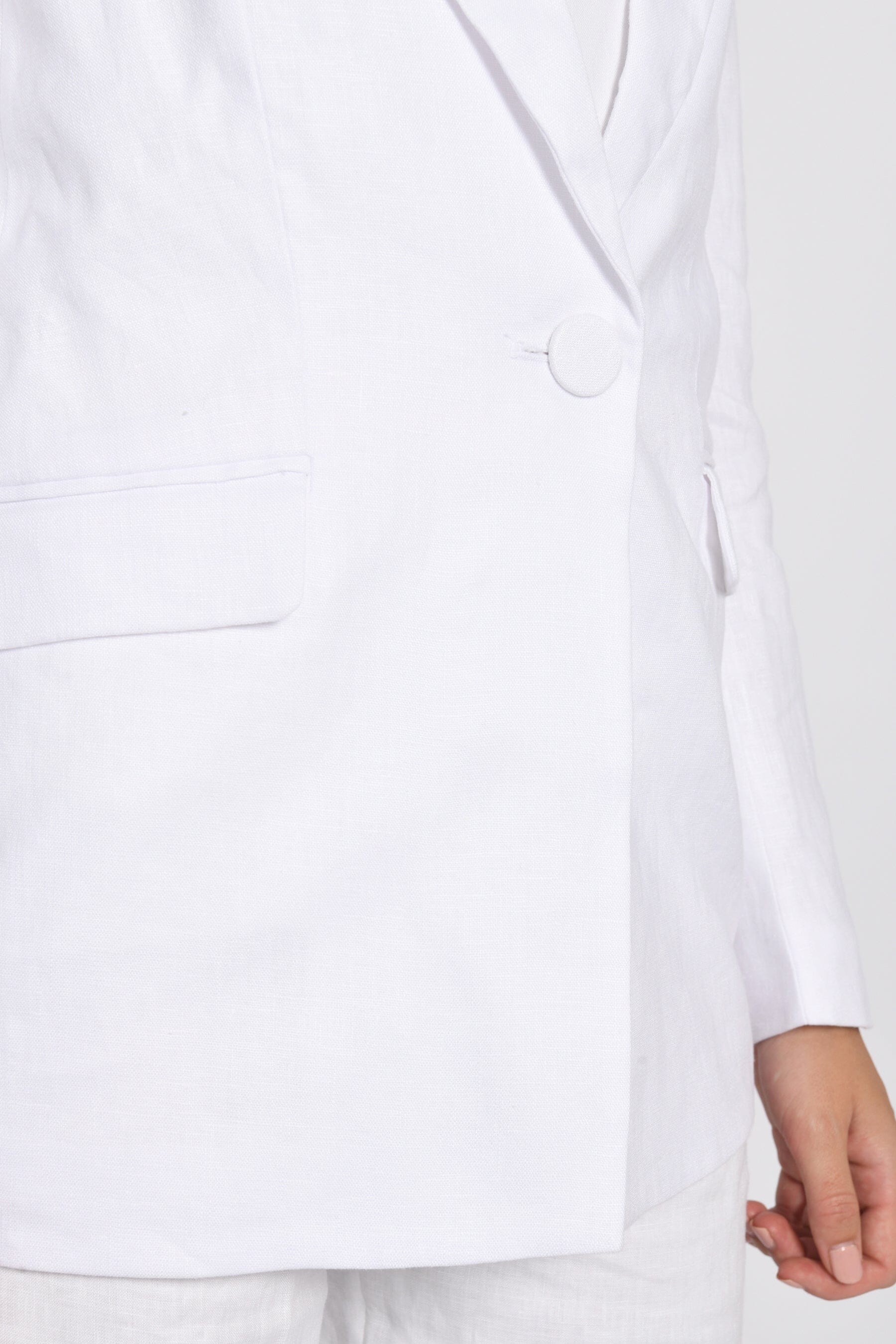 VESTE TAILLEUR LIN WASHED PALOMA WHITE VESTE KOOKAI Mode Kookai