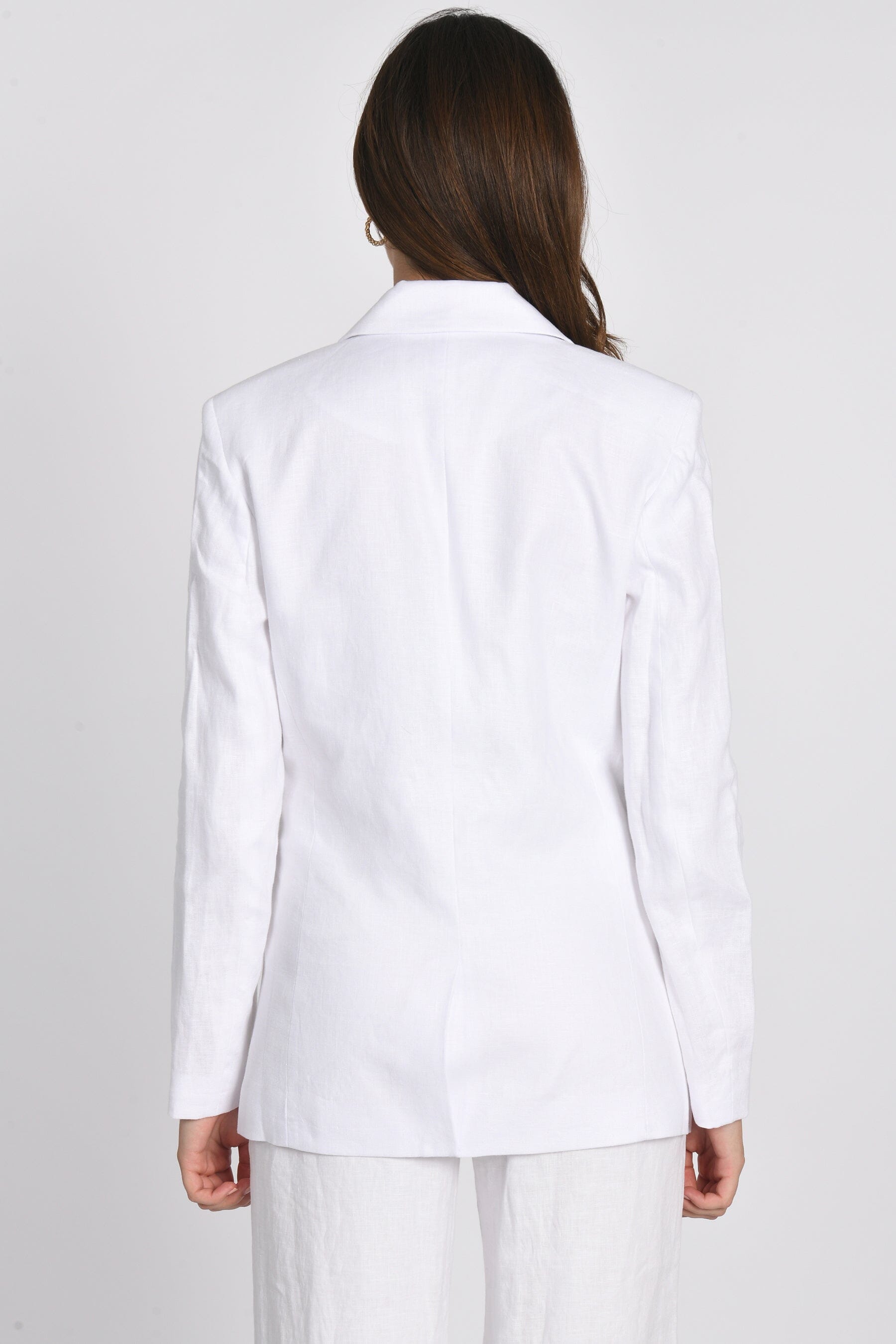 VESTE TAILLEUR LIN WASHED PALOMA WHITE VESTE KOOKAI Mode Kookai