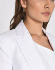 VESTE TAILLEUR LIN WASHED PALOMA WHITE VESTE KOOKAI Mode Kookai