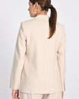VESTE TAILLEUR TENNIS LARRY BEIGE/BLANC VESTE KOOKAI Mode Kookai