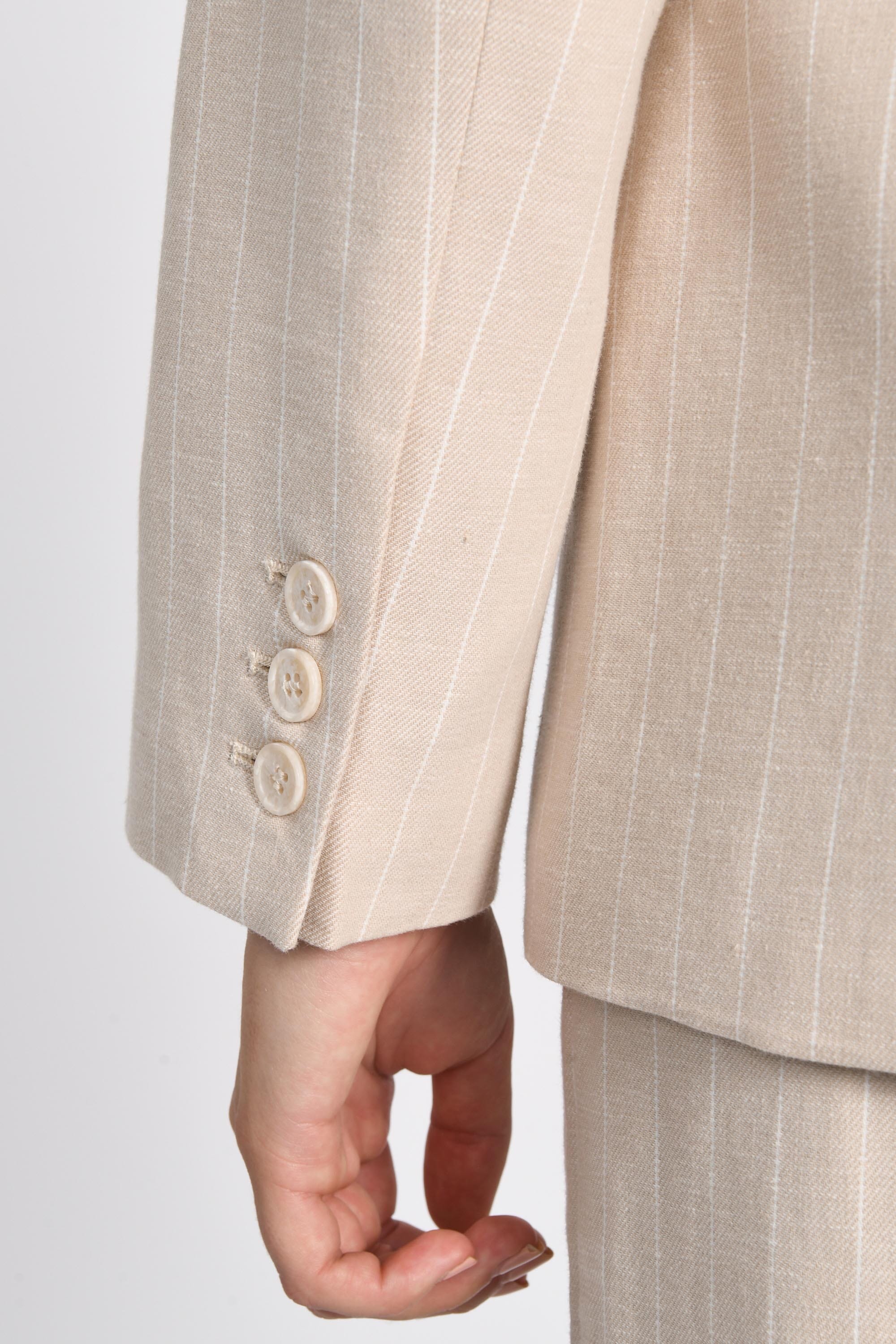 VESTE TAILLEUR TENNIS LARRY BEIGE/BLANC VESTE KOOKAI Mode Kookai
