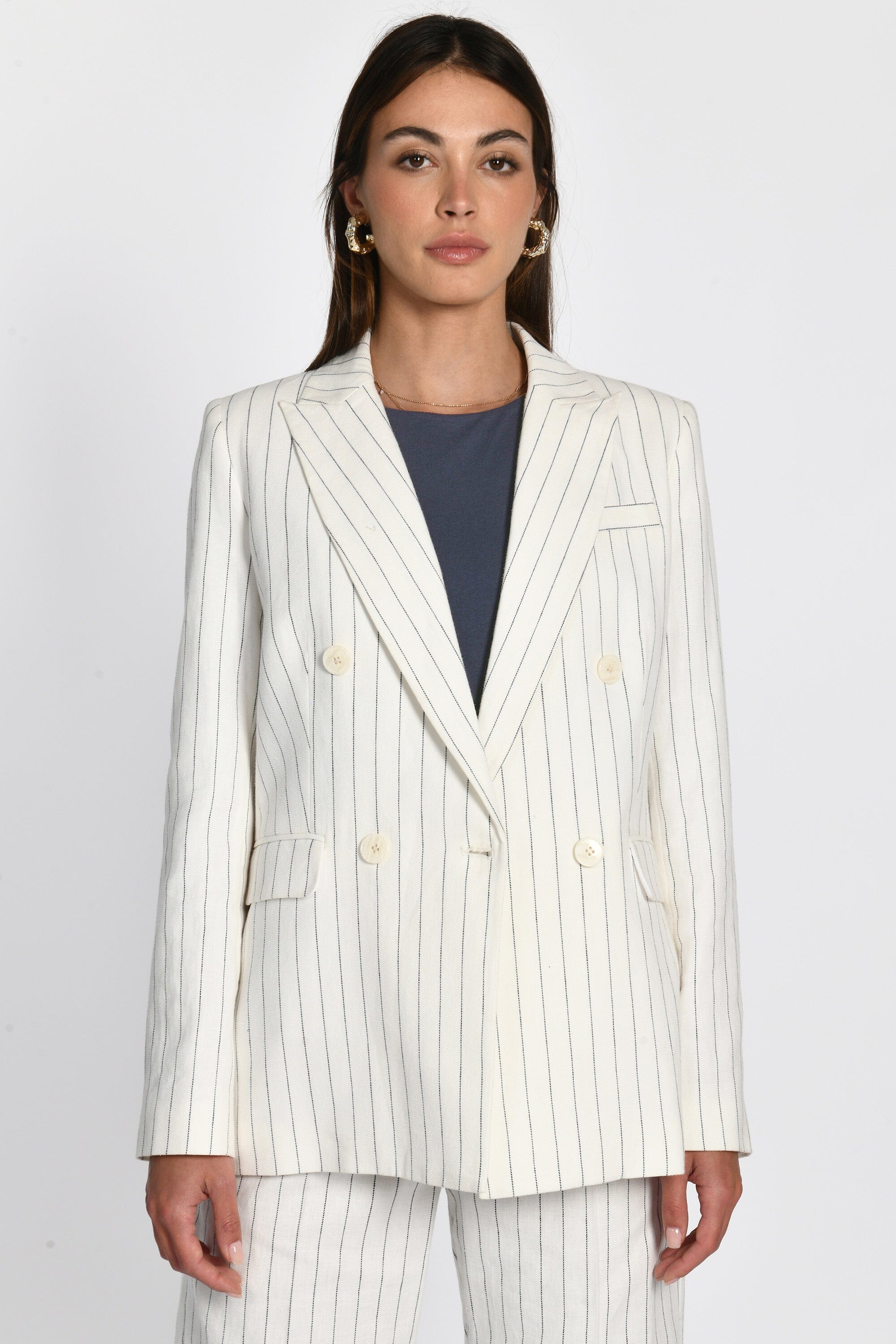VESTE TAILLEUR TENNIS LARRY BLANC/MARINE VESTE KOOKAI Mode Kookai