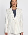 VESTE TAILLEUR TENNIS LARRY BLANC/MARINE VESTE KOOKAI Mode Kookai