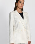 VESTE TAILLEUR TENNIS LARRY BLANC/MARINE VESTE KOOKAI Mode Kookai