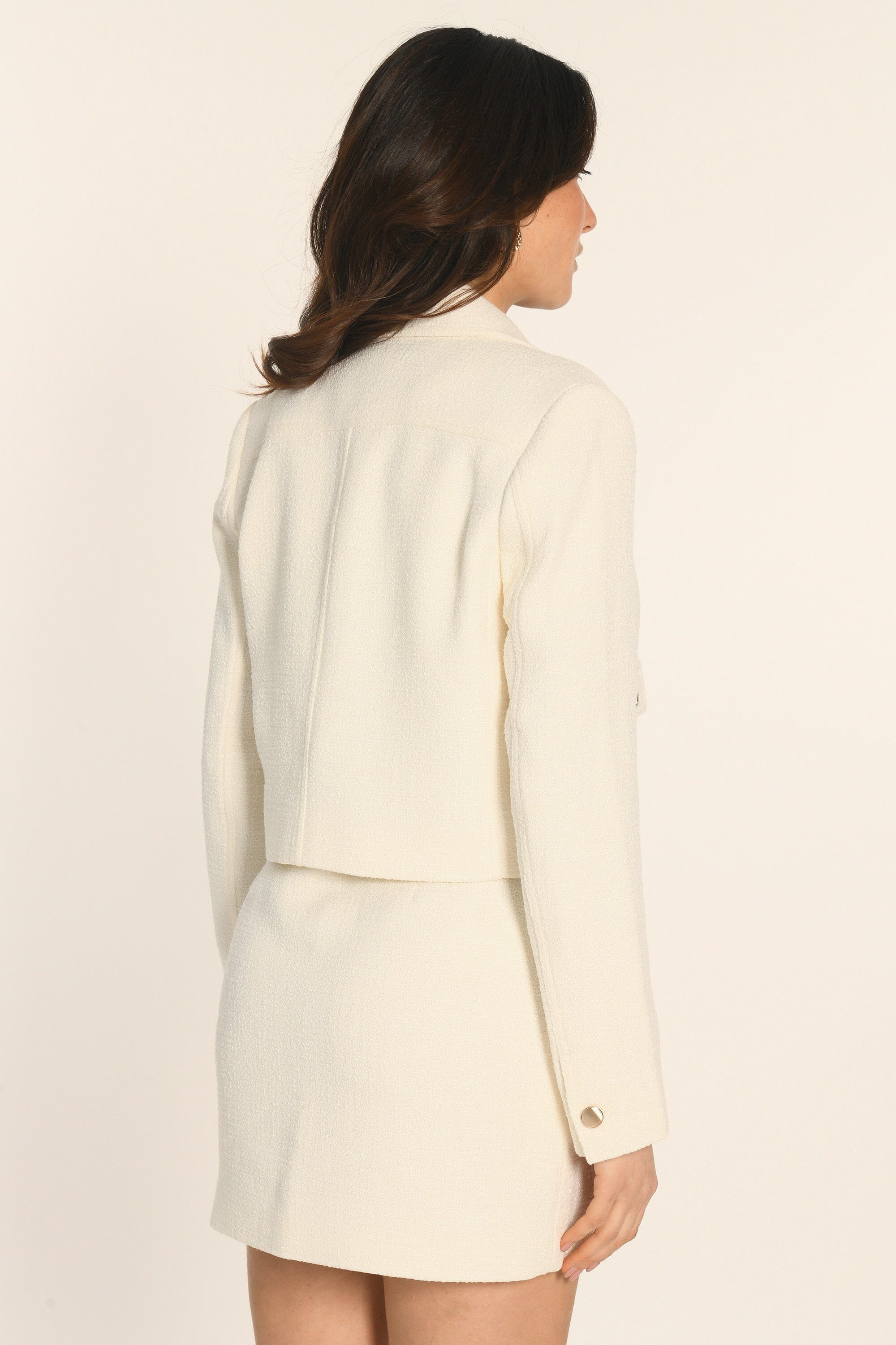 VESTE TWEED - CRÈME - ANNETTE VESTE NEW KOOKAI Mode Kookai