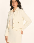 VESTE TWEED - CRÈME - ANNETTE VESTE NEW KOOKAI Mode Kookai