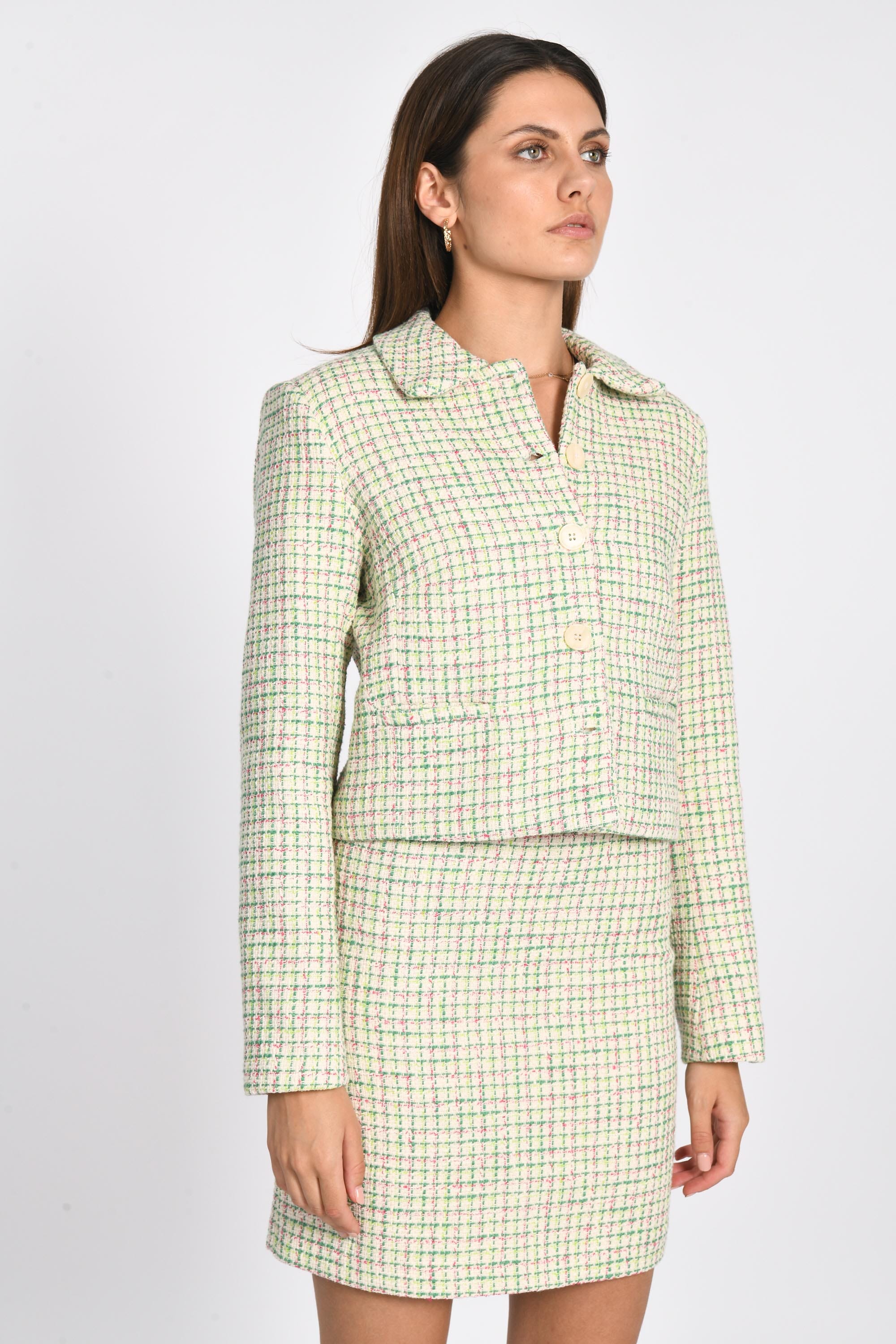 VESTE TWEED JASMINE EMERAUDE VESTE KOOKAI Mode Kookai
