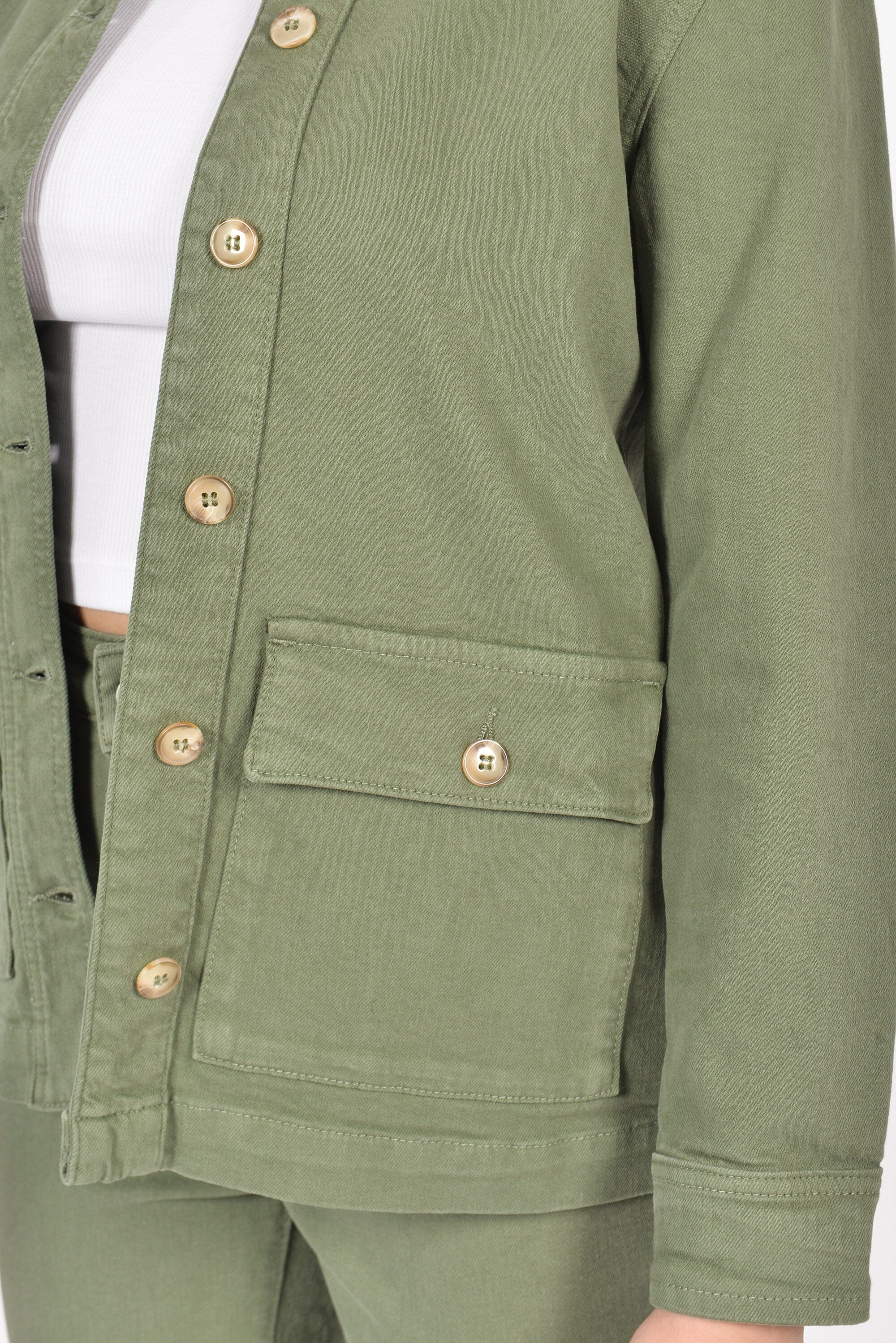 VESTE WORKER ARIANE KAKI VESTE SPORTSWEAR KOOKAI Mode Kookai