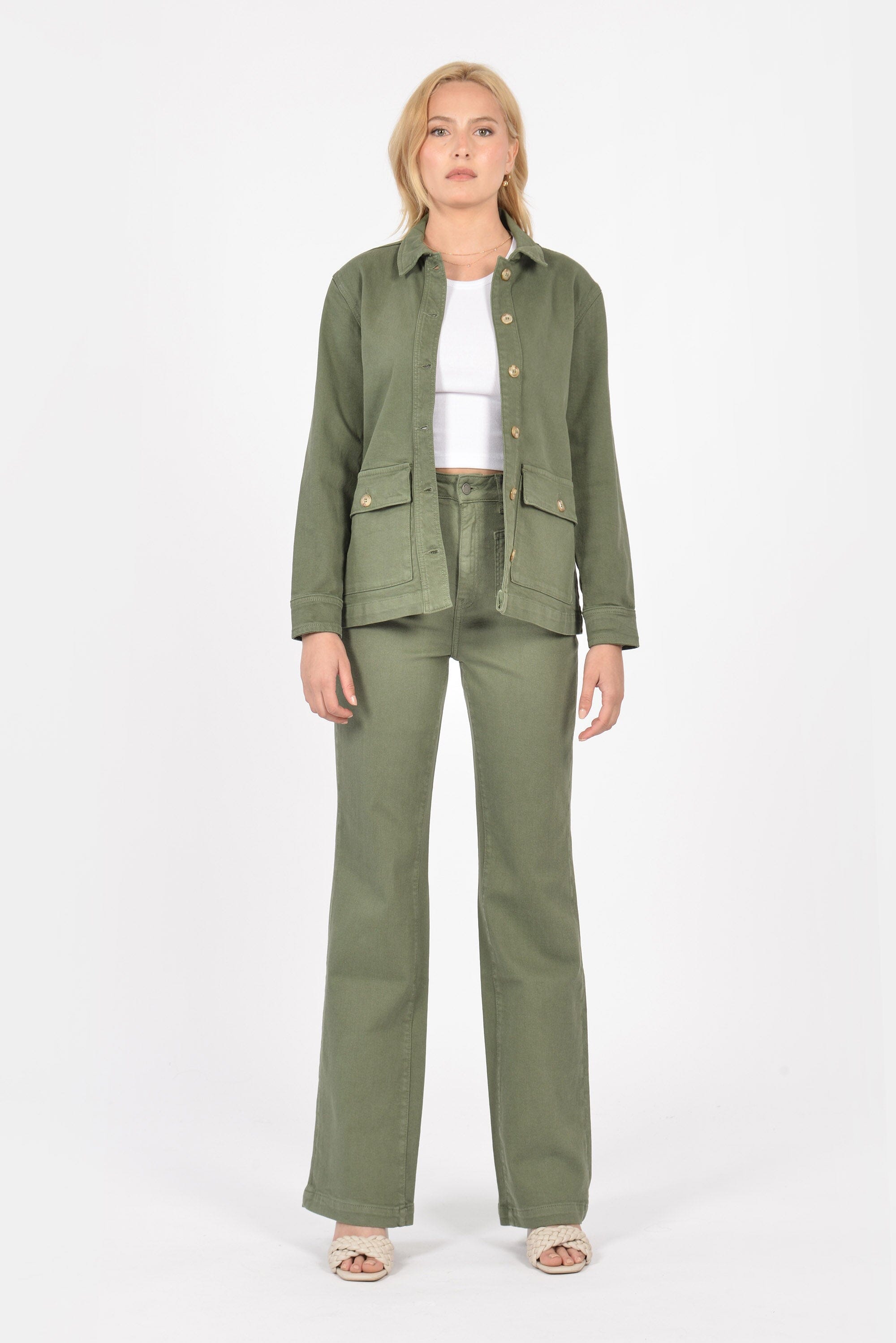 VESTE WORKER ARIANE KAKI VESTE SPORTSWEAR KOOKAI Mode Kookai