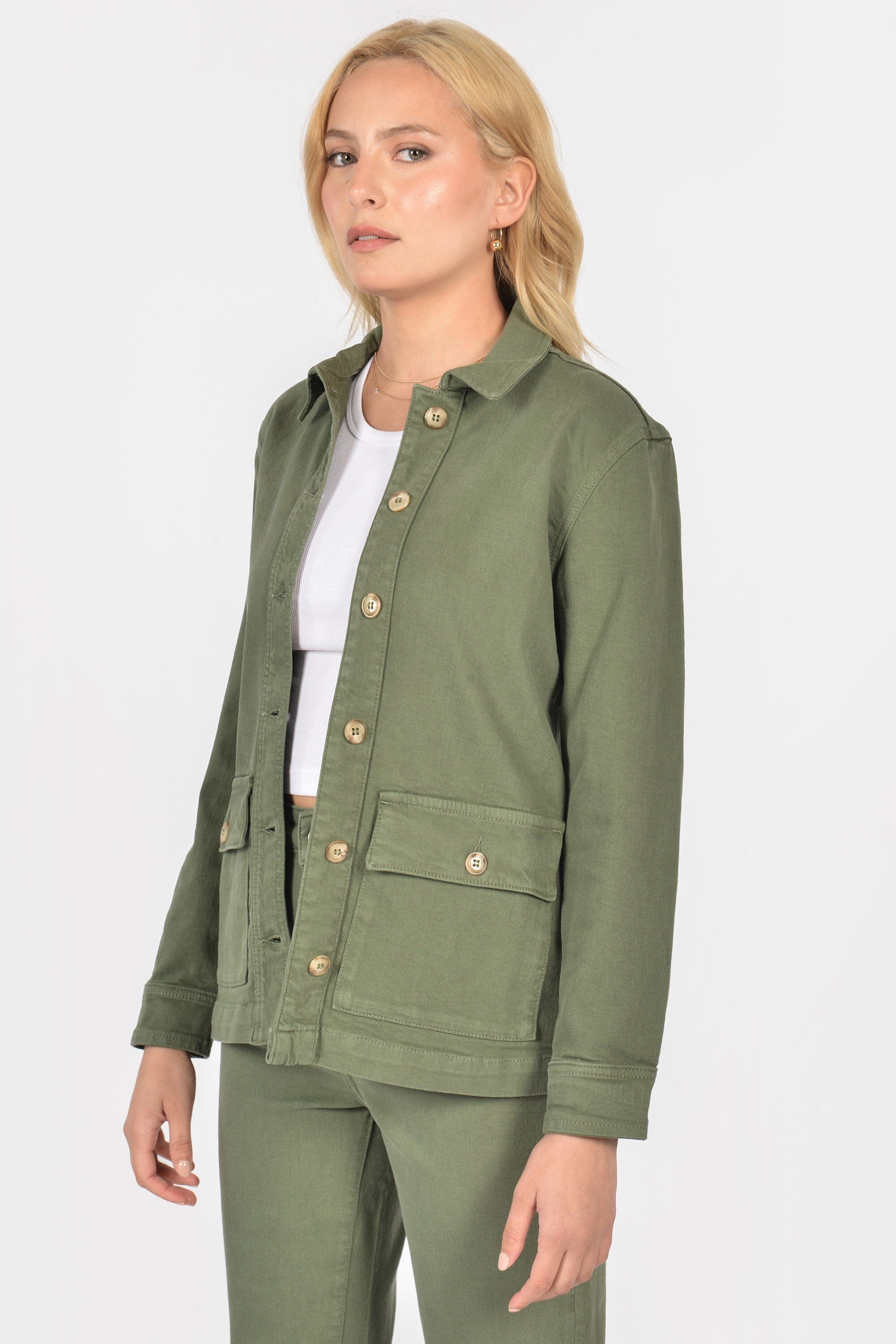 VESTE WORKER ARIANE KAKI VESTE SPORTSWEAR KOOKAI Mode Kookai