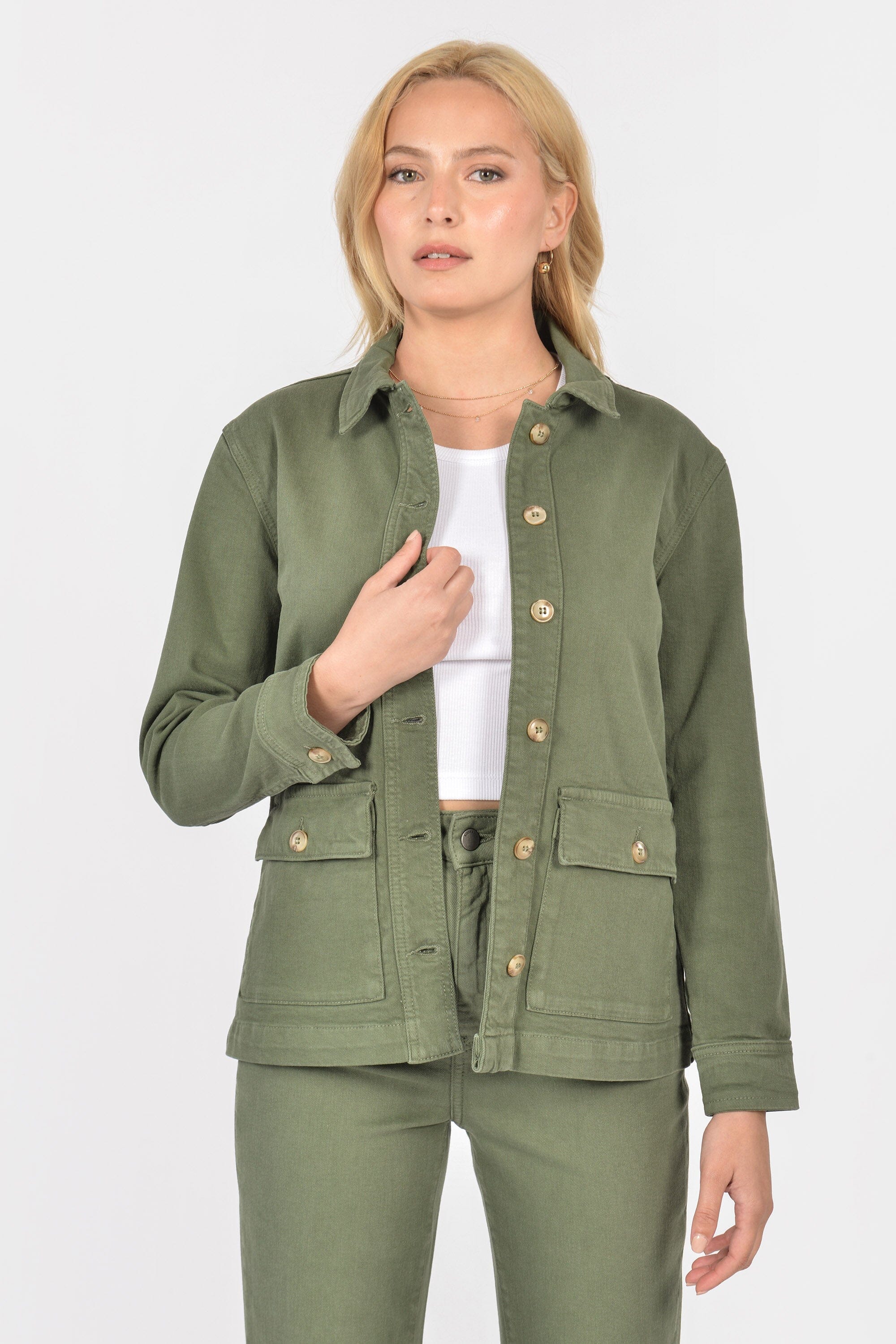 VESTE WORKER ARIANE KAKI VESTE SPORTSWEAR KOOKAI Mode Kookai